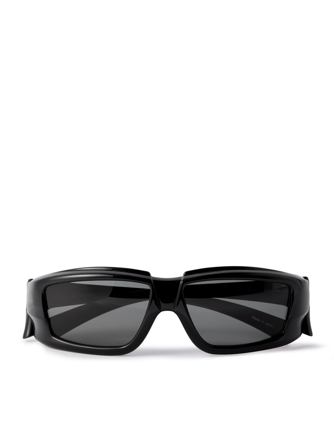 Rick Owens Rick D-frame Acetate Sunglasses In Black