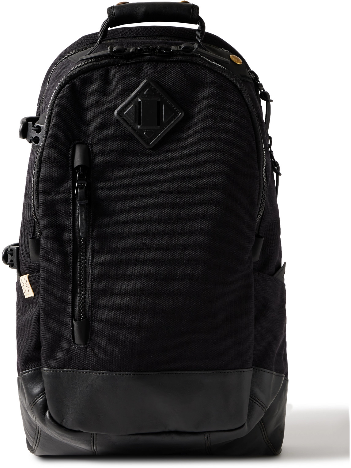 Visvim Leathertrimmed Cordura® Nylon Backpack In Black ModeSens
