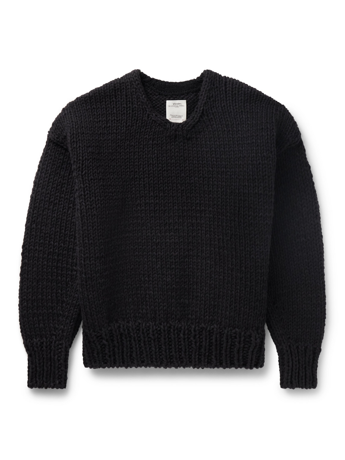Visvim Wool Sweater In Black
