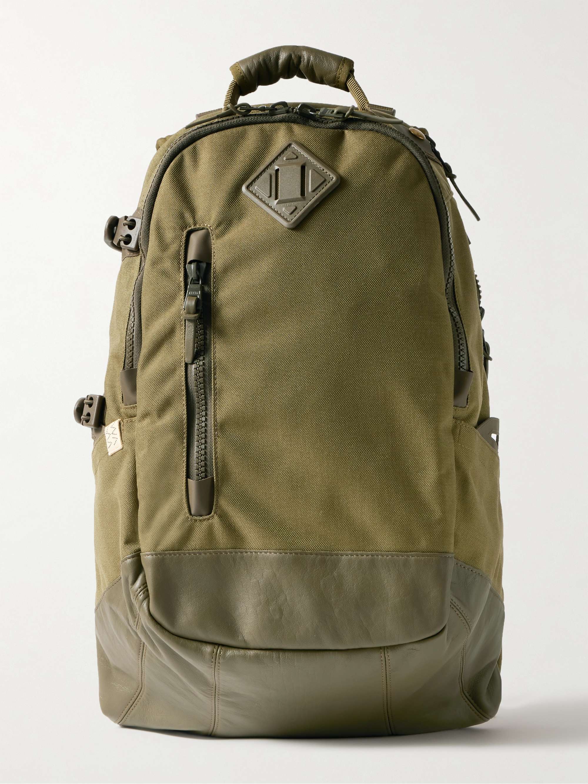 Leather-Trimmed CORDURA® Nylon Backpack