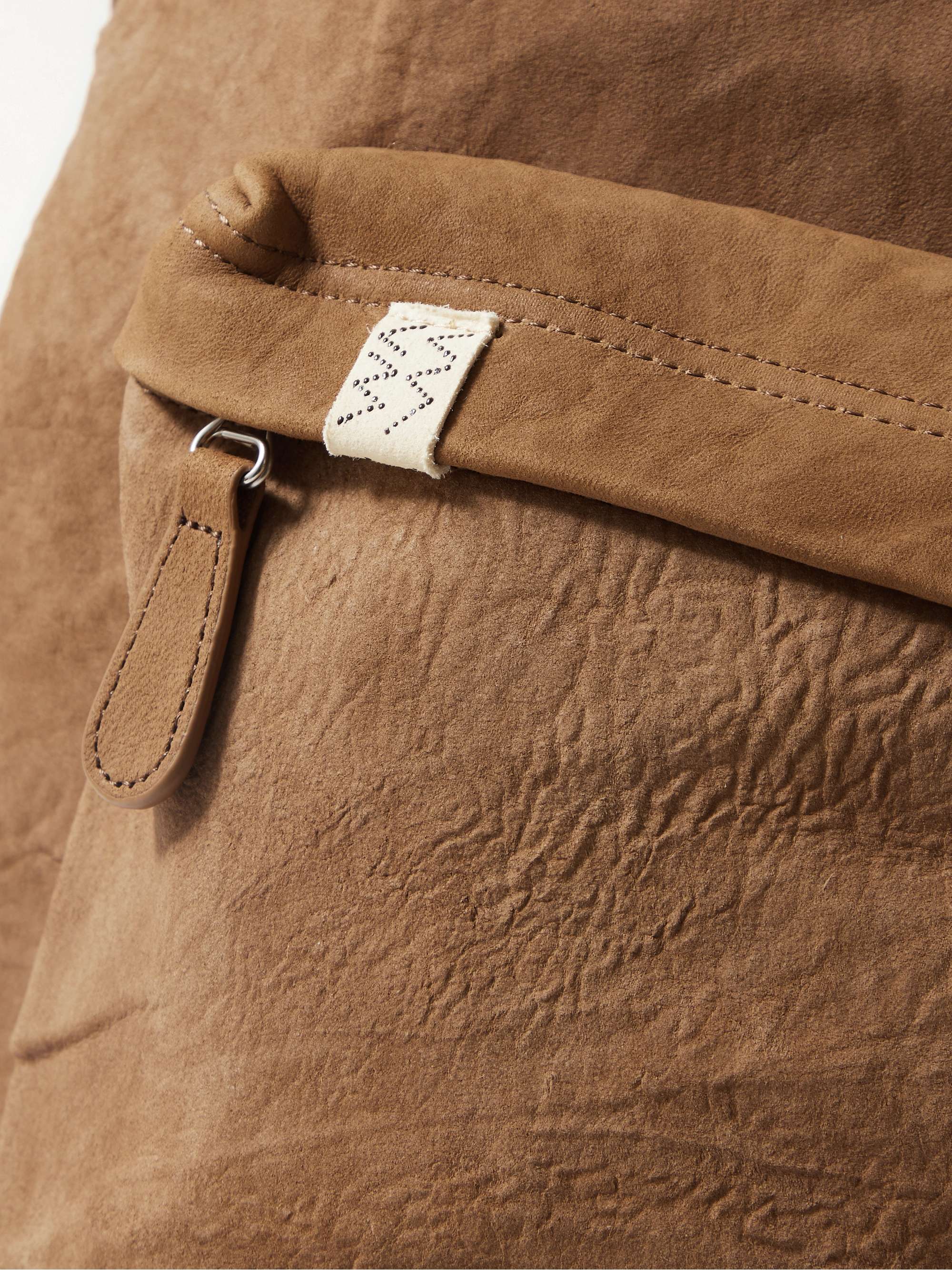 VISVIM Crinkled Leather Backpack for Men MR PORTER