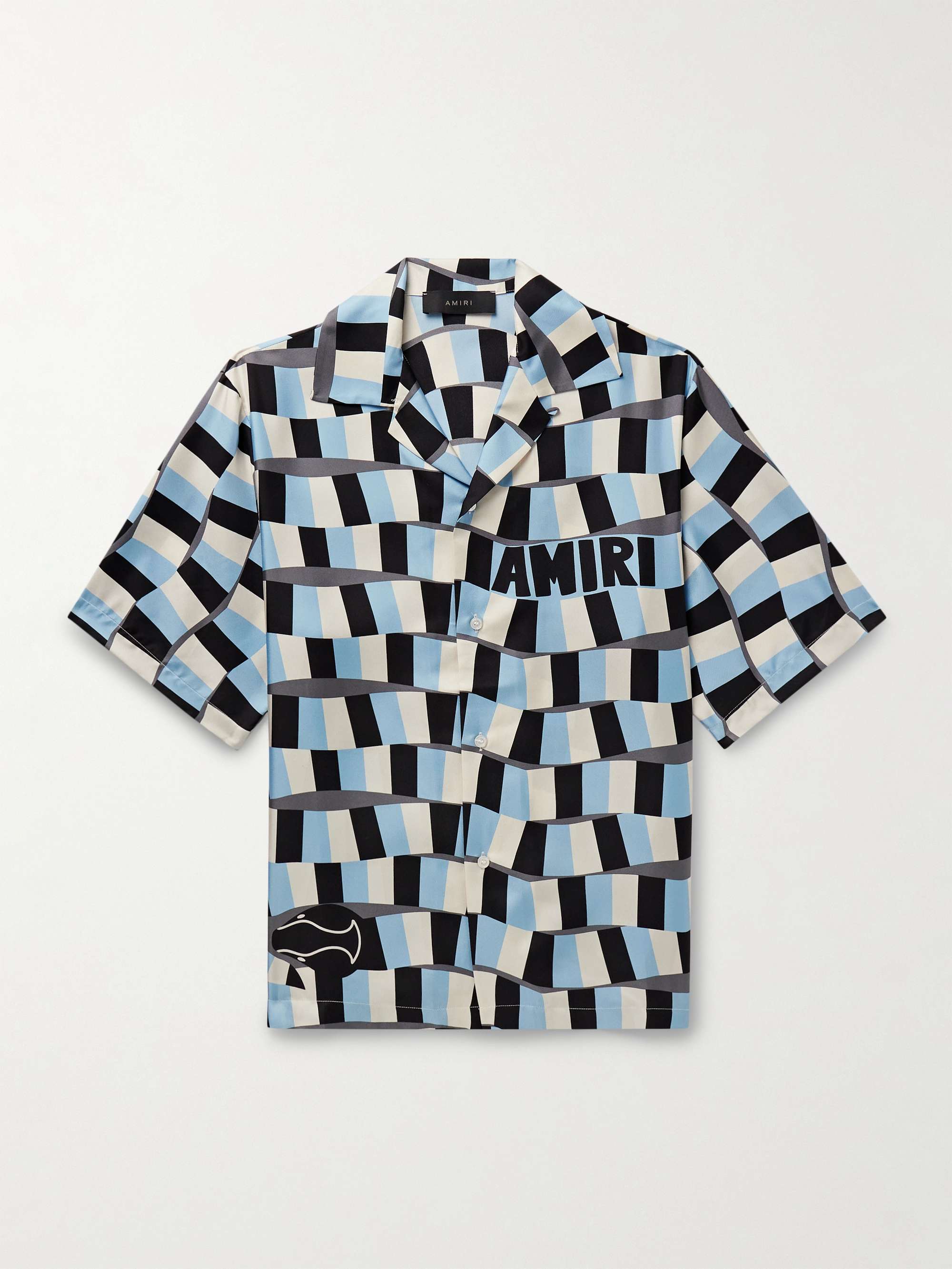 Checkered sales print shirt