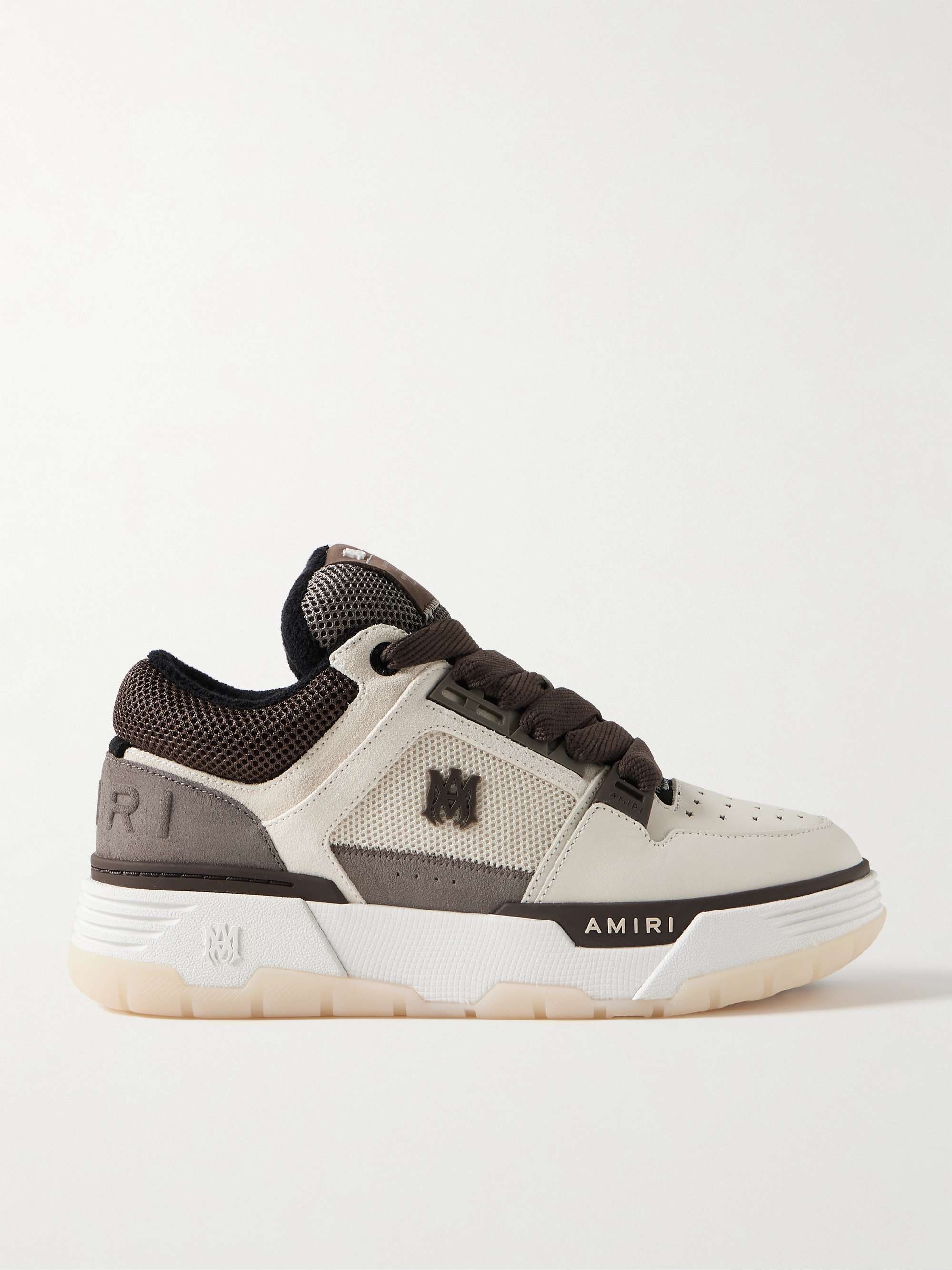 AMIRI MA-1 Mesh, Leather and Suede Sneakers for Men | MR PORTER
