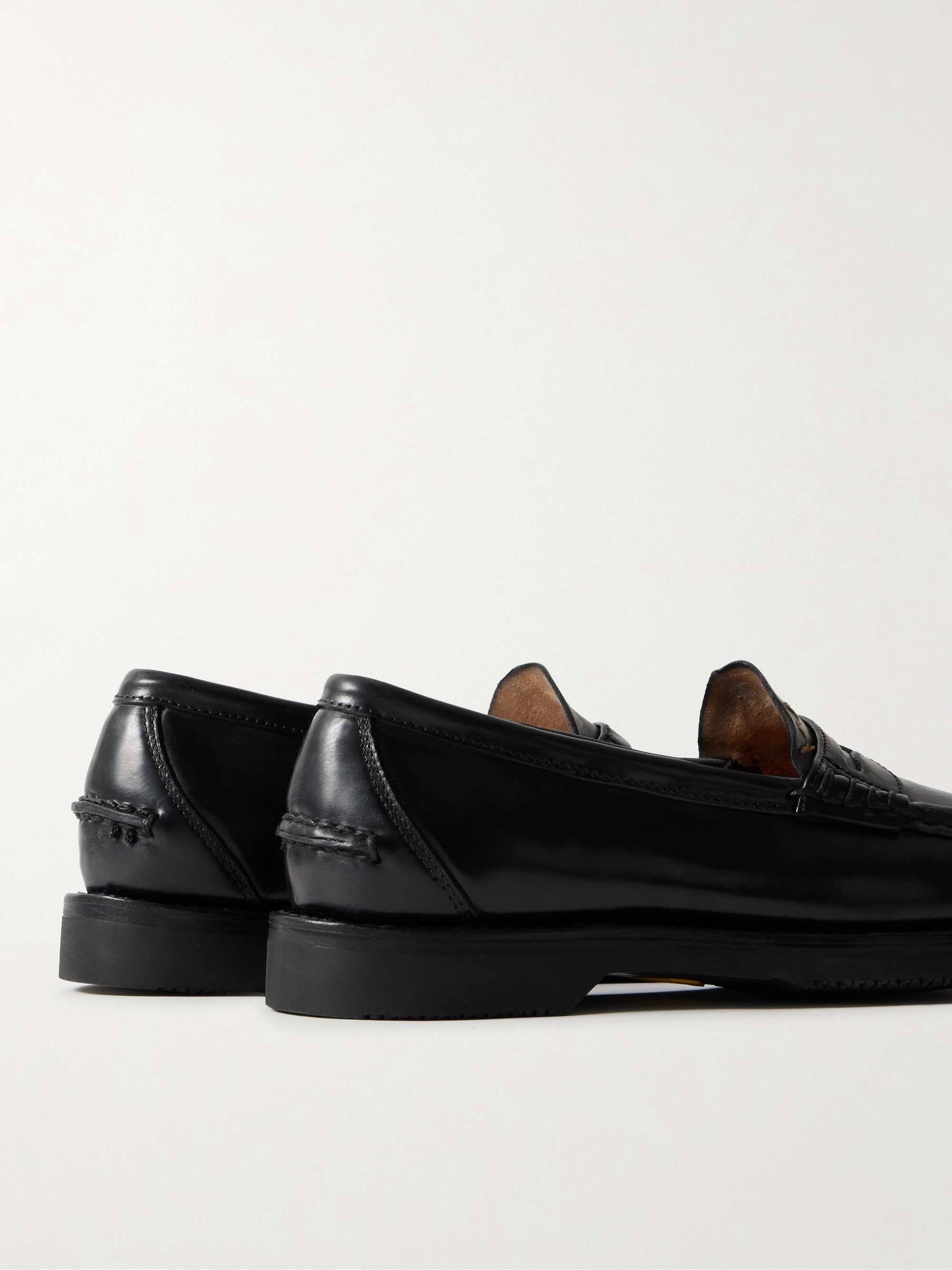 VISVIM Fabro Folk Leather Penny Loafers for Men | MR PORTER VISVIM Fabro Folk Leather Penny Loafers for Men | MR PORTER