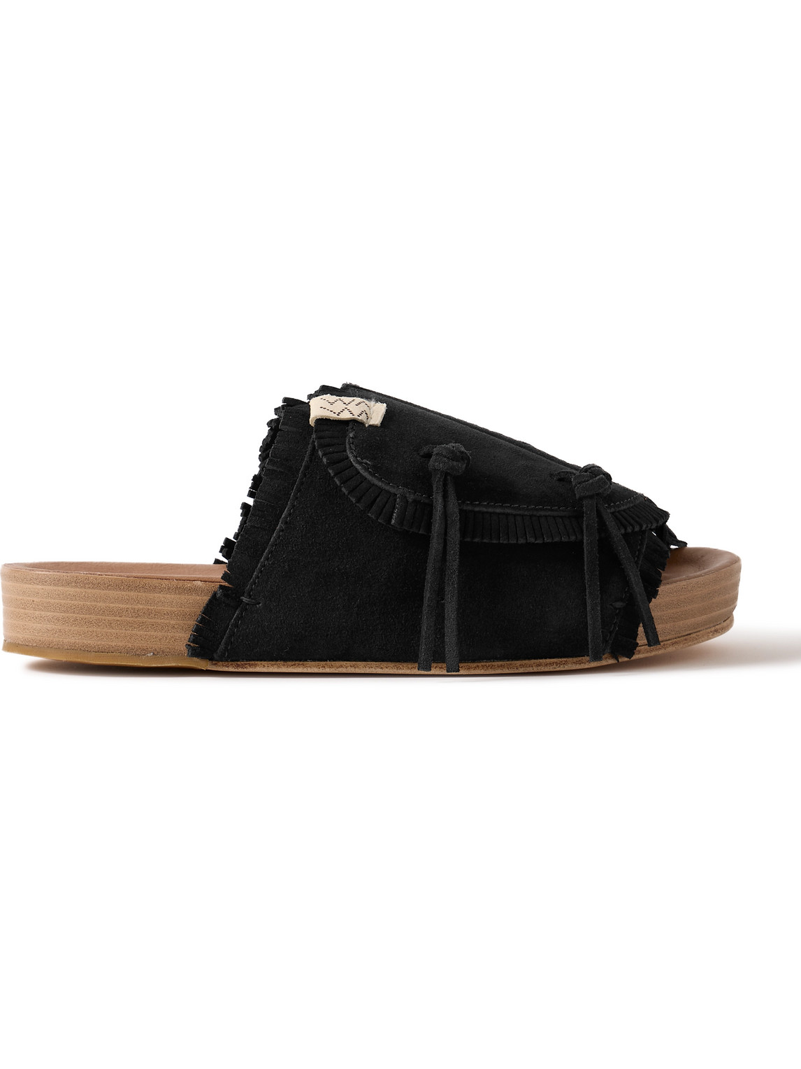 Christo Shaman-Folk Fringed Suede Sandals