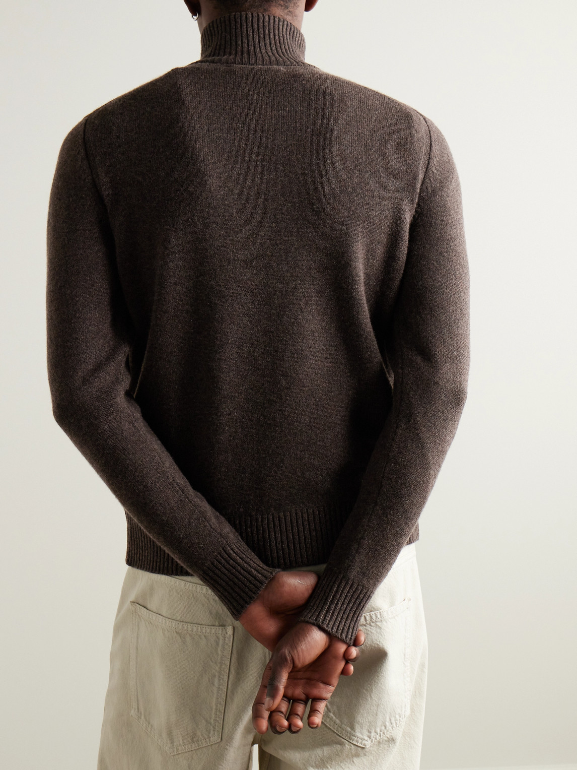 Cashmere Half-Zip Sweater