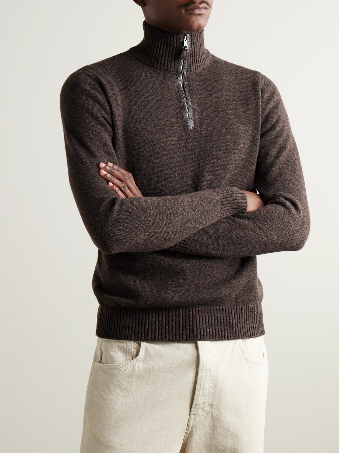 Cashmere Half-Zip Sweater