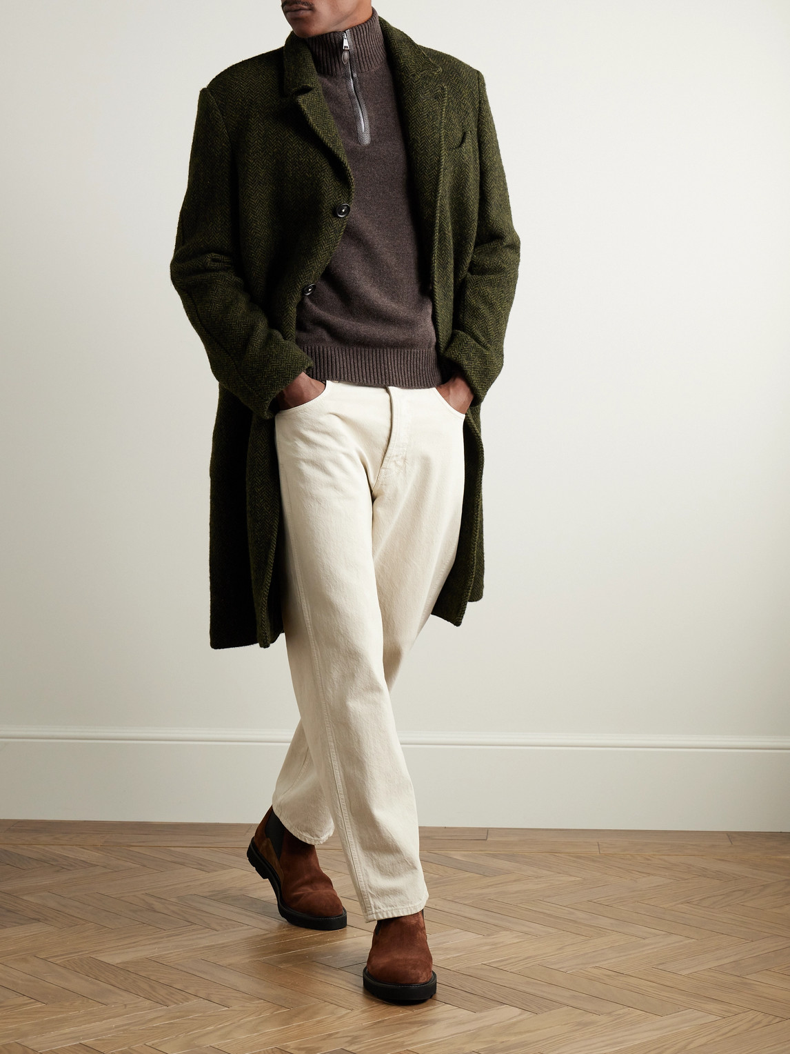Cashmere Half-Zip Sweater