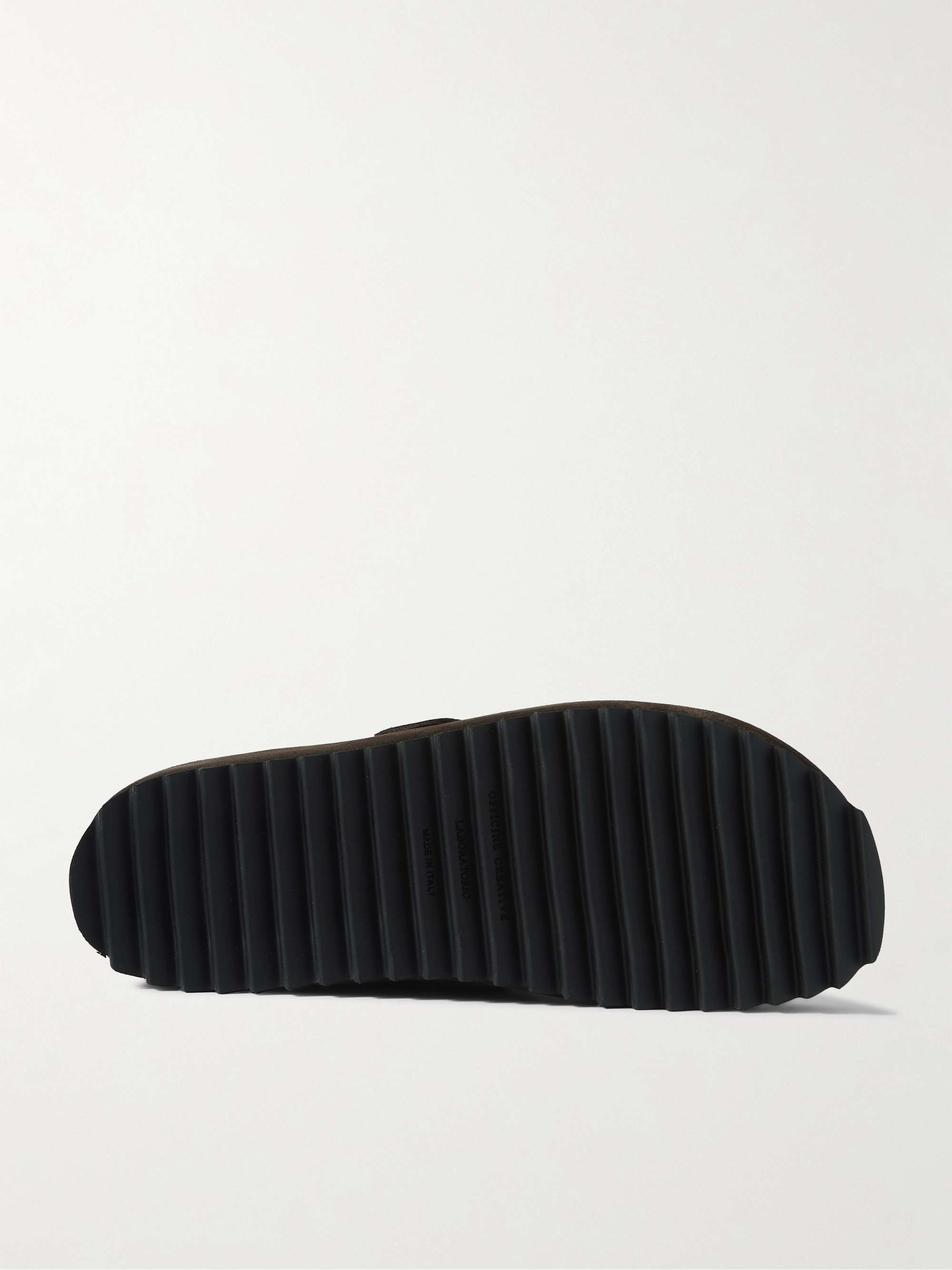OFFICINE CREATIVE Agora Suede Clogs