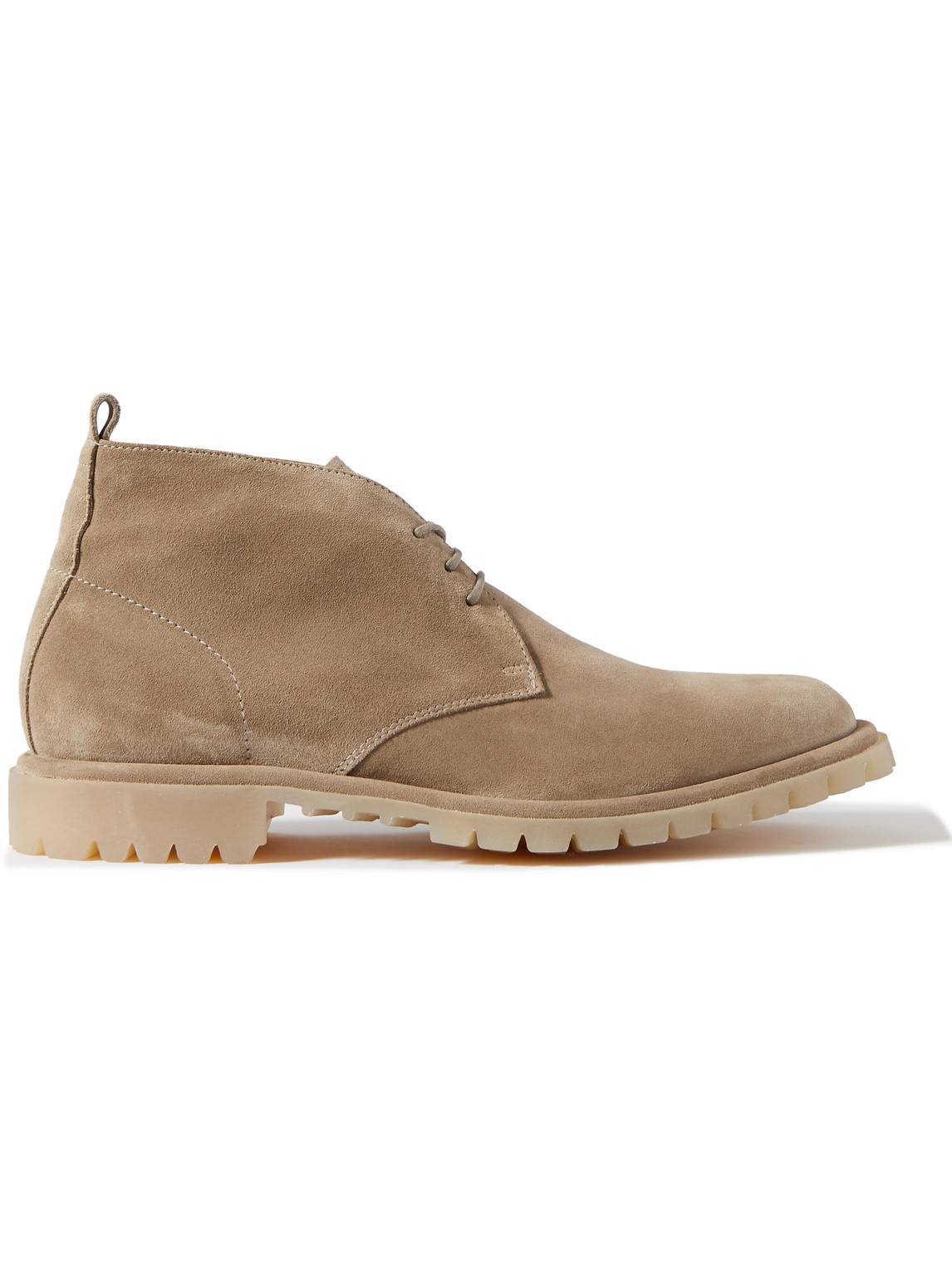 Officine Creative Spectacular Suede Desert Boots In Neutrals