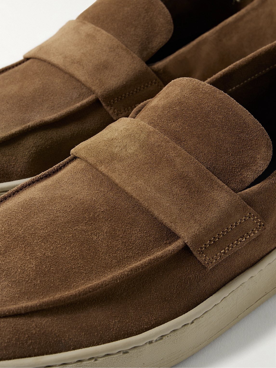 Shop Officine Creative Herbie Suede Loafers In Brown