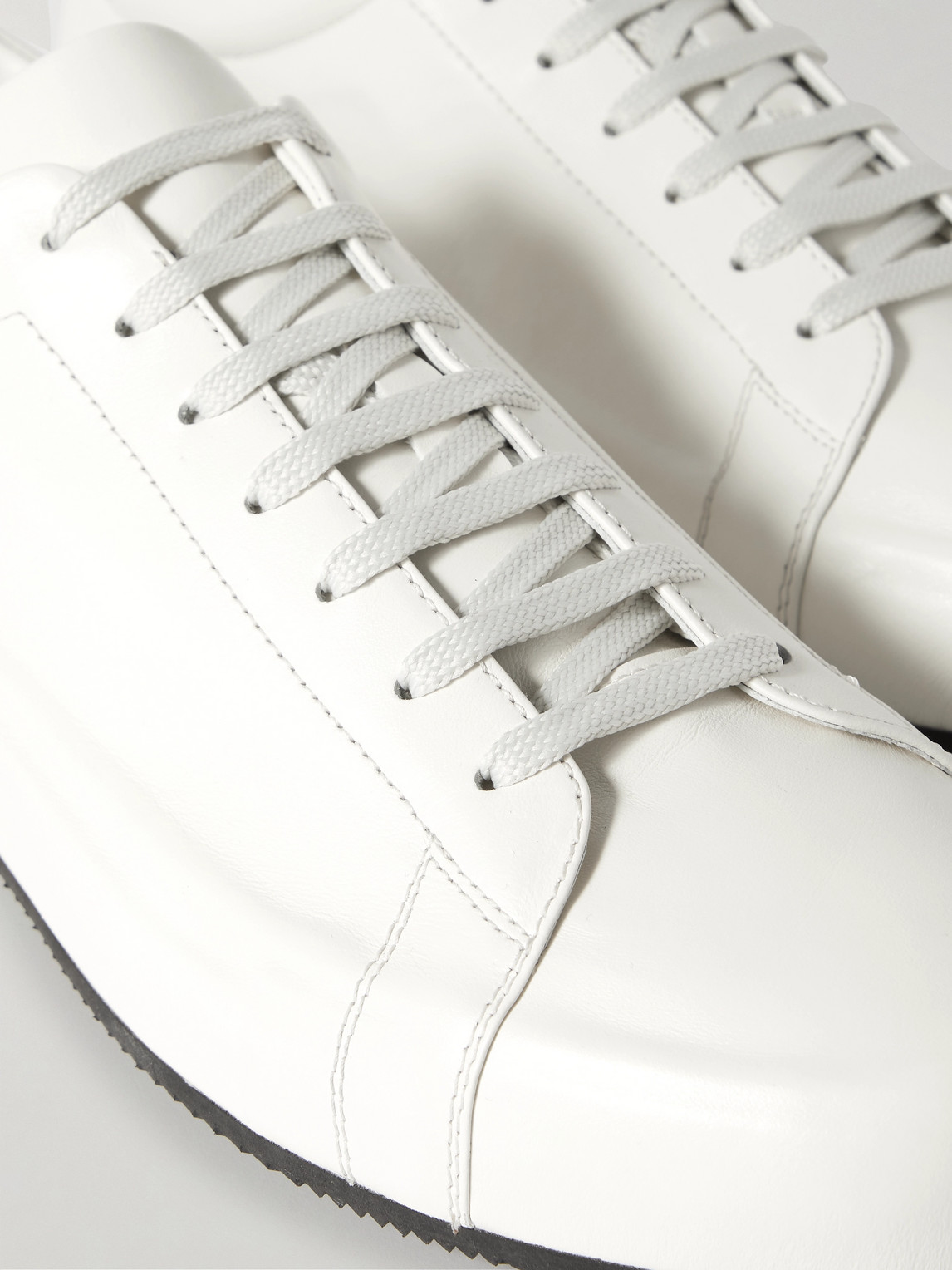 Shop Officine Creative Easy Leather Sneakers In Neutrals