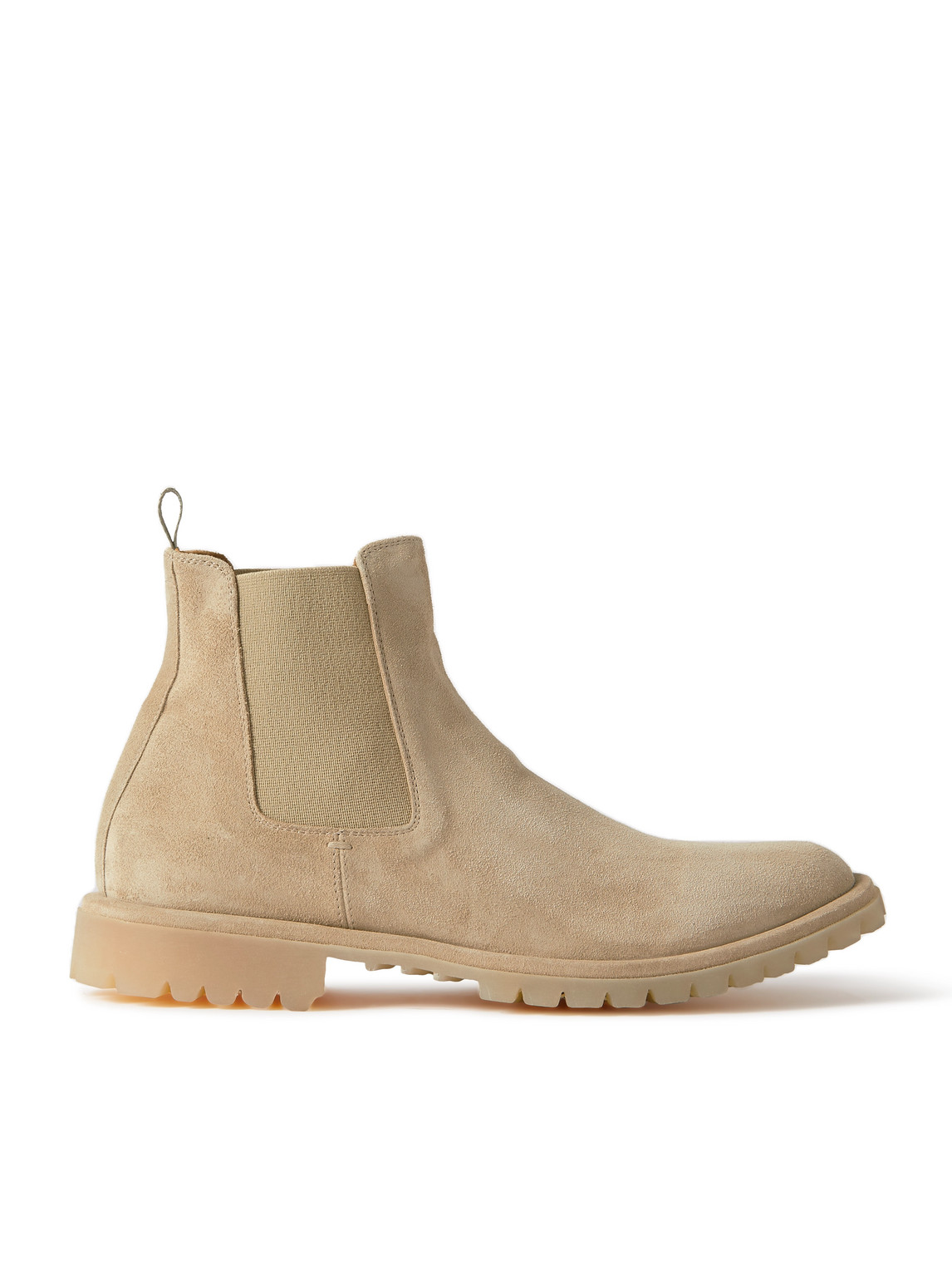Officine Creative Spectacular Suede Chelsea Boots In Neutrals