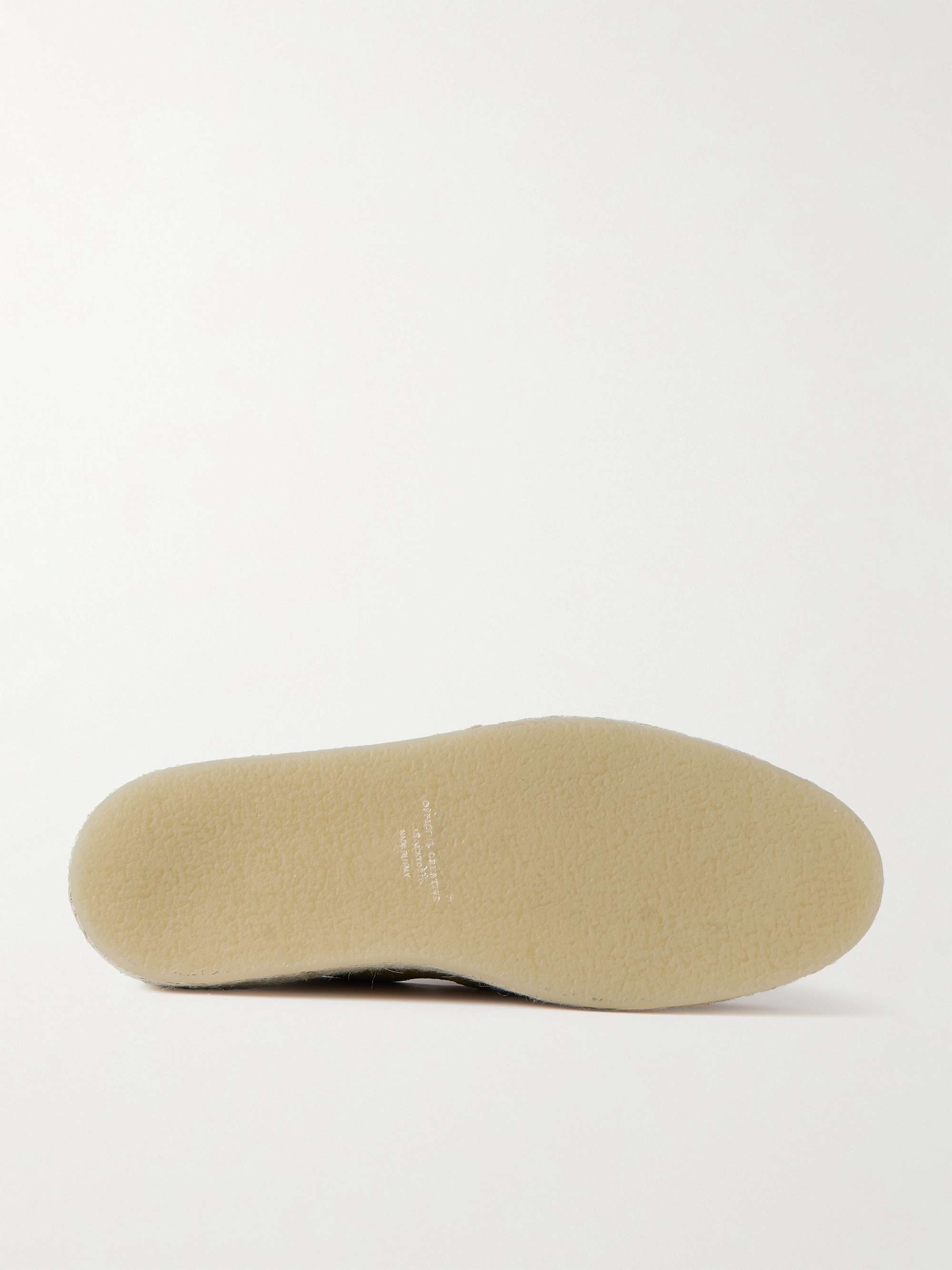 OFFICINE CREATIVE Suede Espadrilles