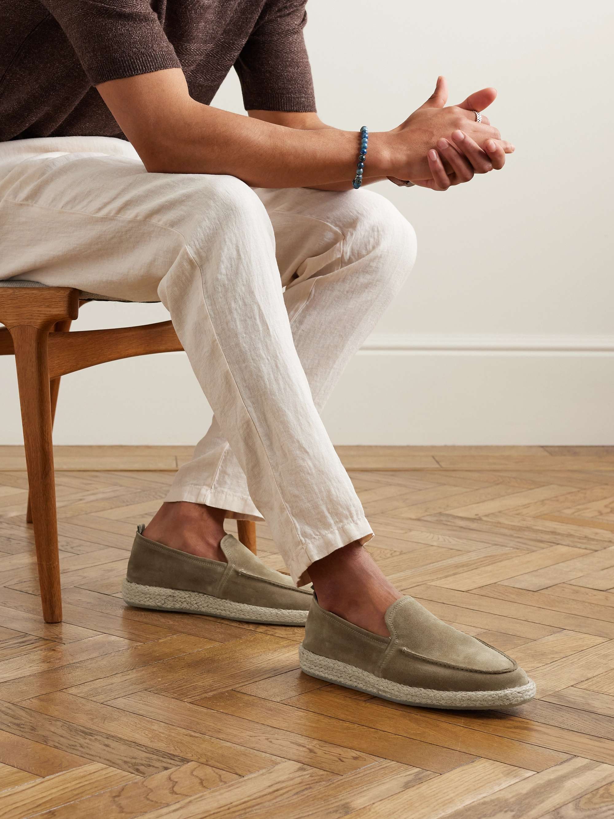 OFFICINE CREATIVE Suede Espadrilles