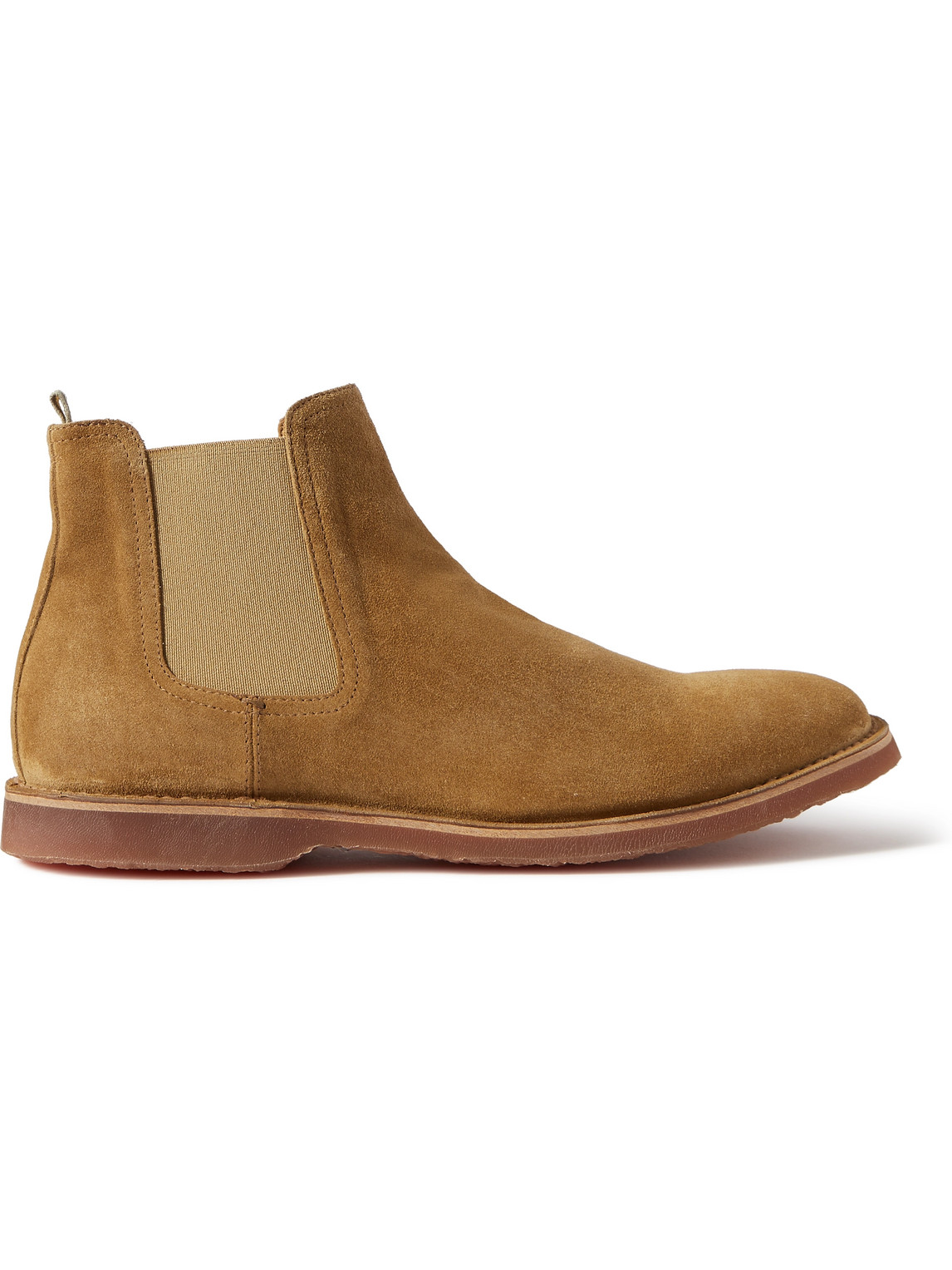 Officine Creative Kent Suede Chelsea Boots In Brown