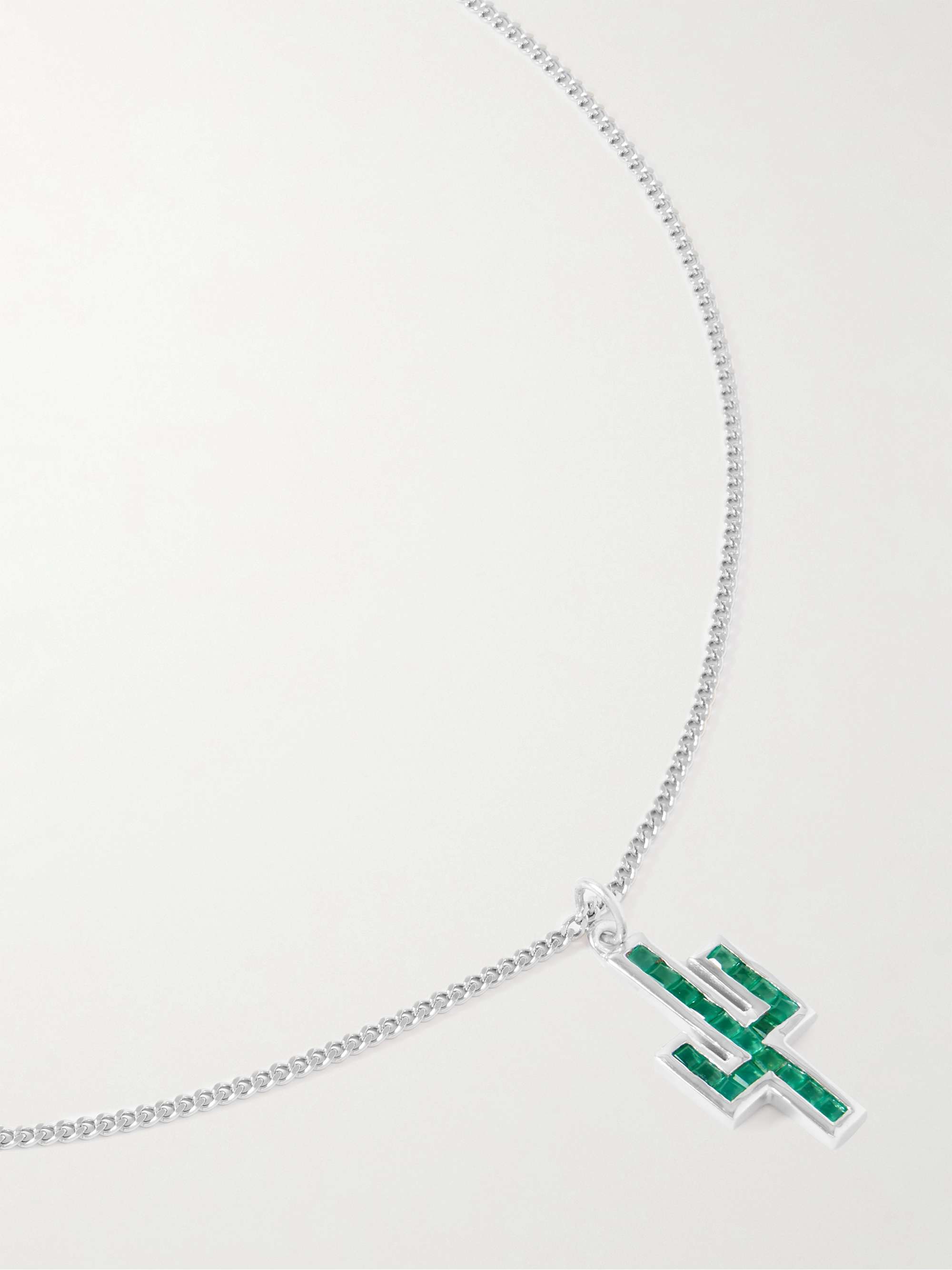 MIANSAI + Everett Williams Silver and Onyx Pendant Necklace for Men | MR  PORTER