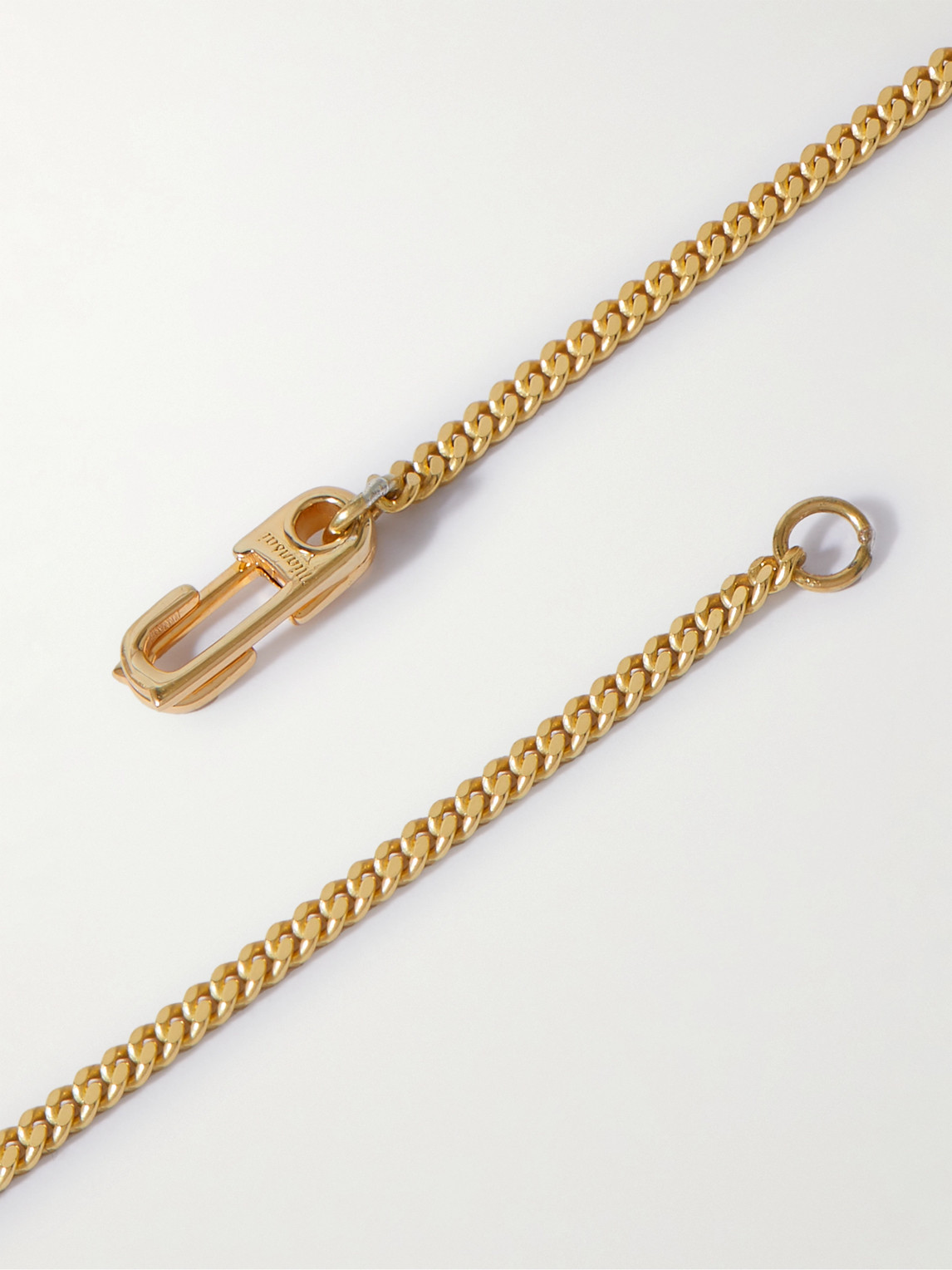 Shop Miansai Mini Annex Gold Vermeil Chain Necklace