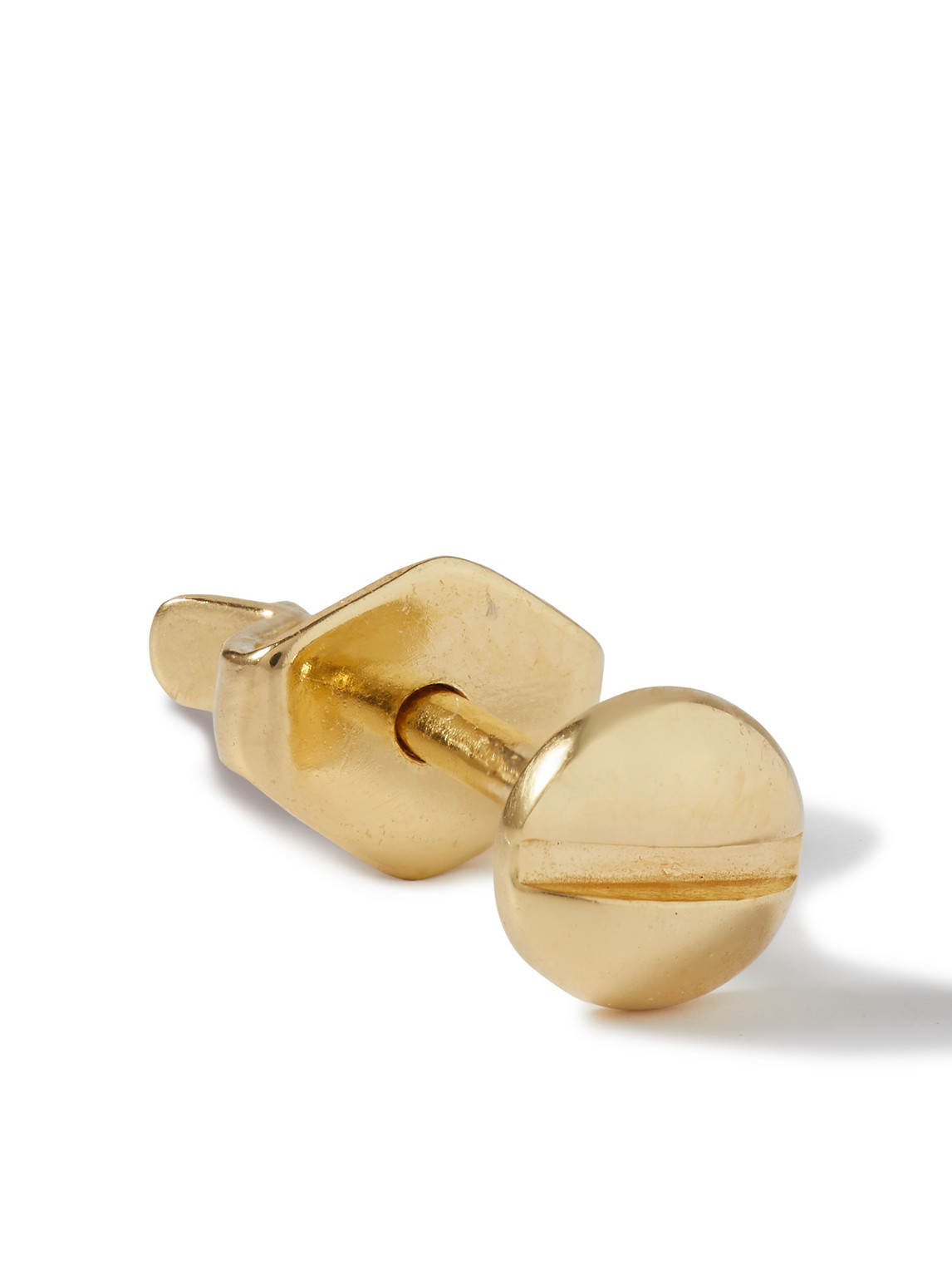 Miansai Nuts And Bolts Gold Single Earring