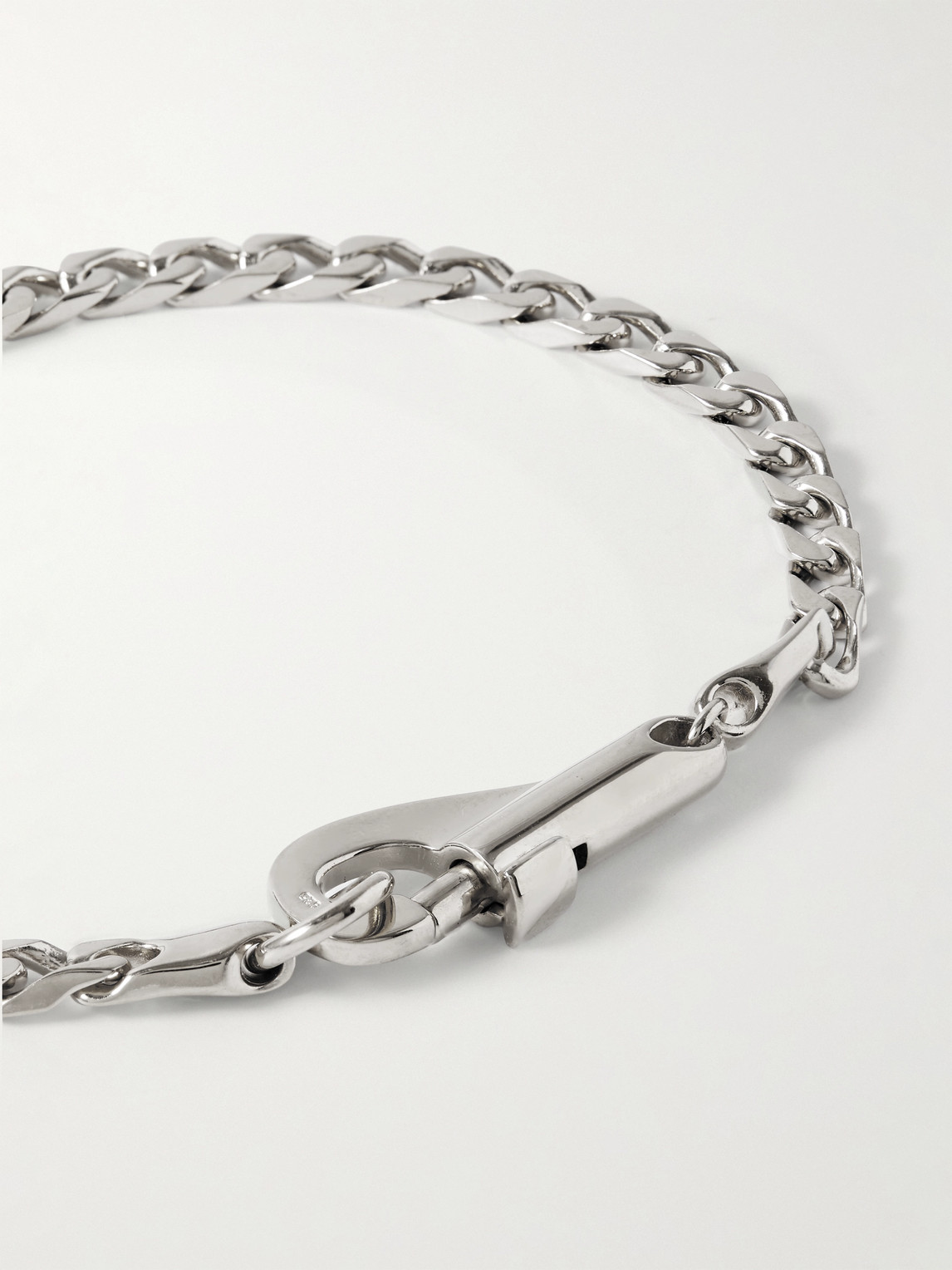 Shop Miansai Snap Silver Chain Bracelet