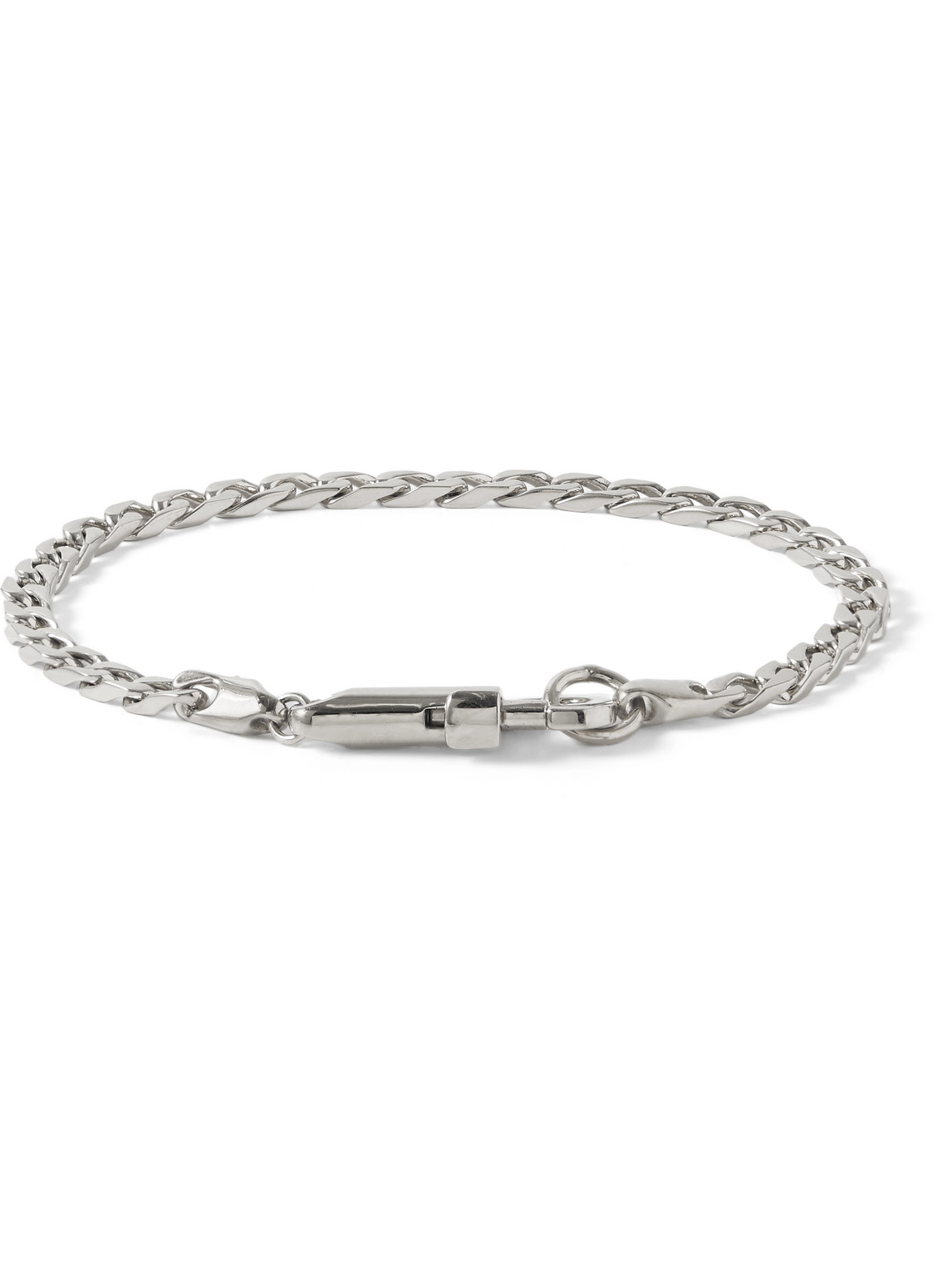 Miansai Snap Silver Chain Bracelet