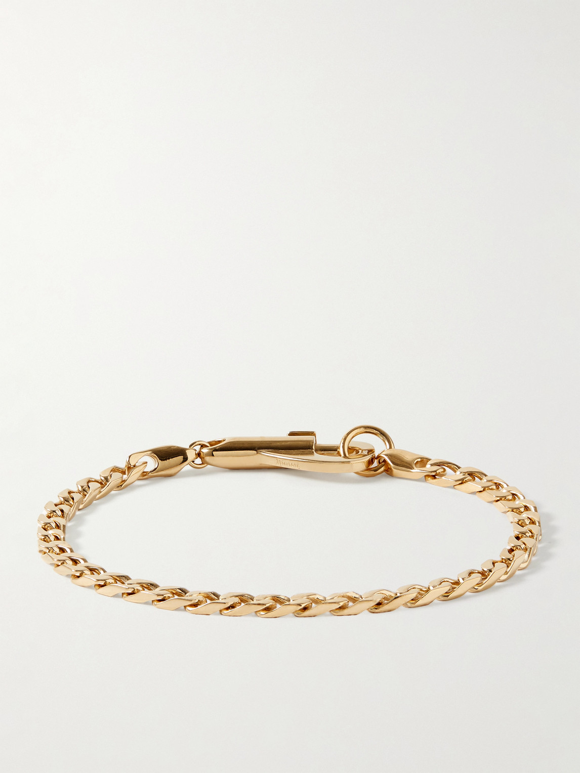 Shop Miansai Snap Gold Vermeil Chain Bracelet