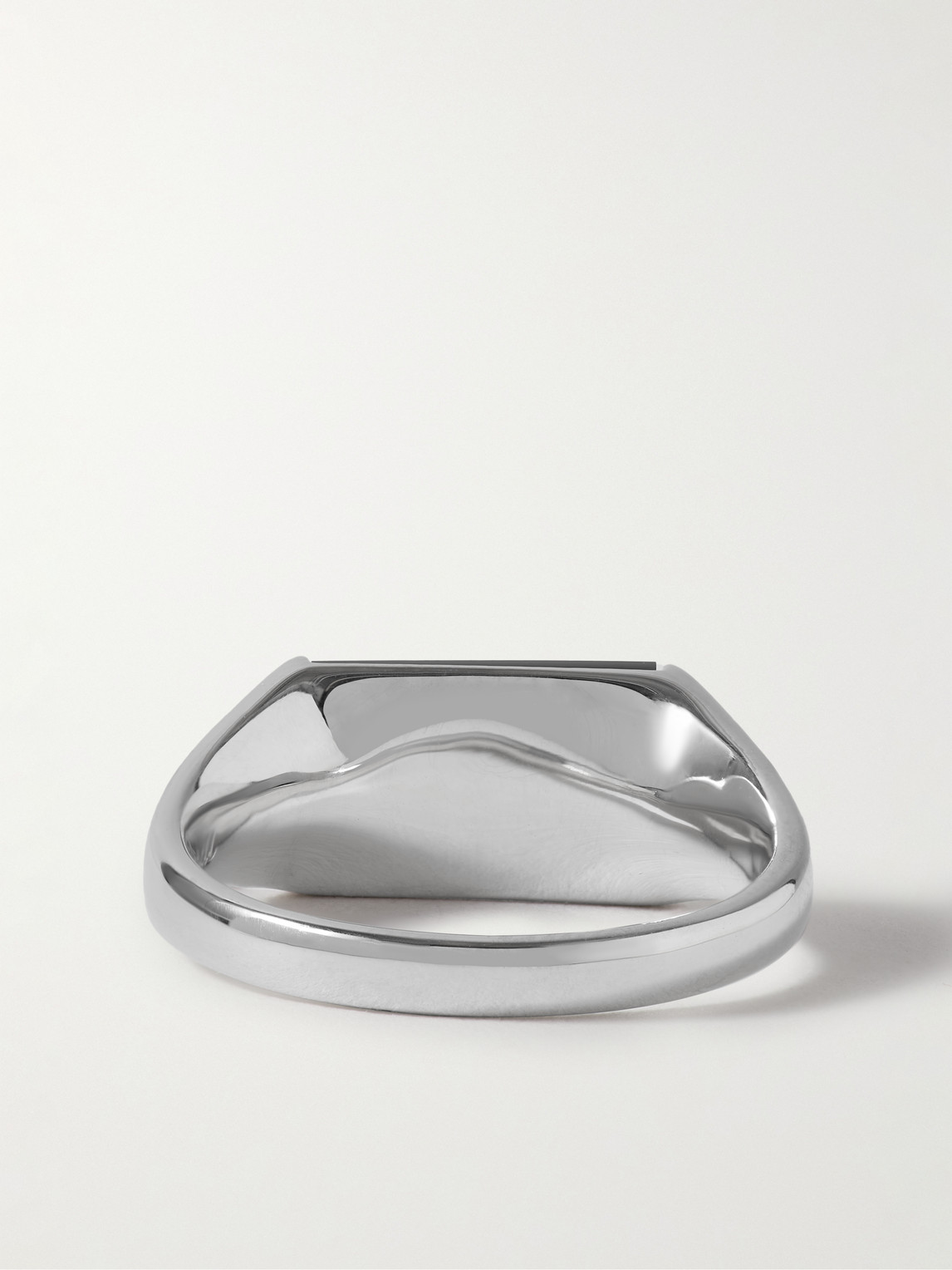Shop Miansai Duo Sterling Silver Onyx Ring
