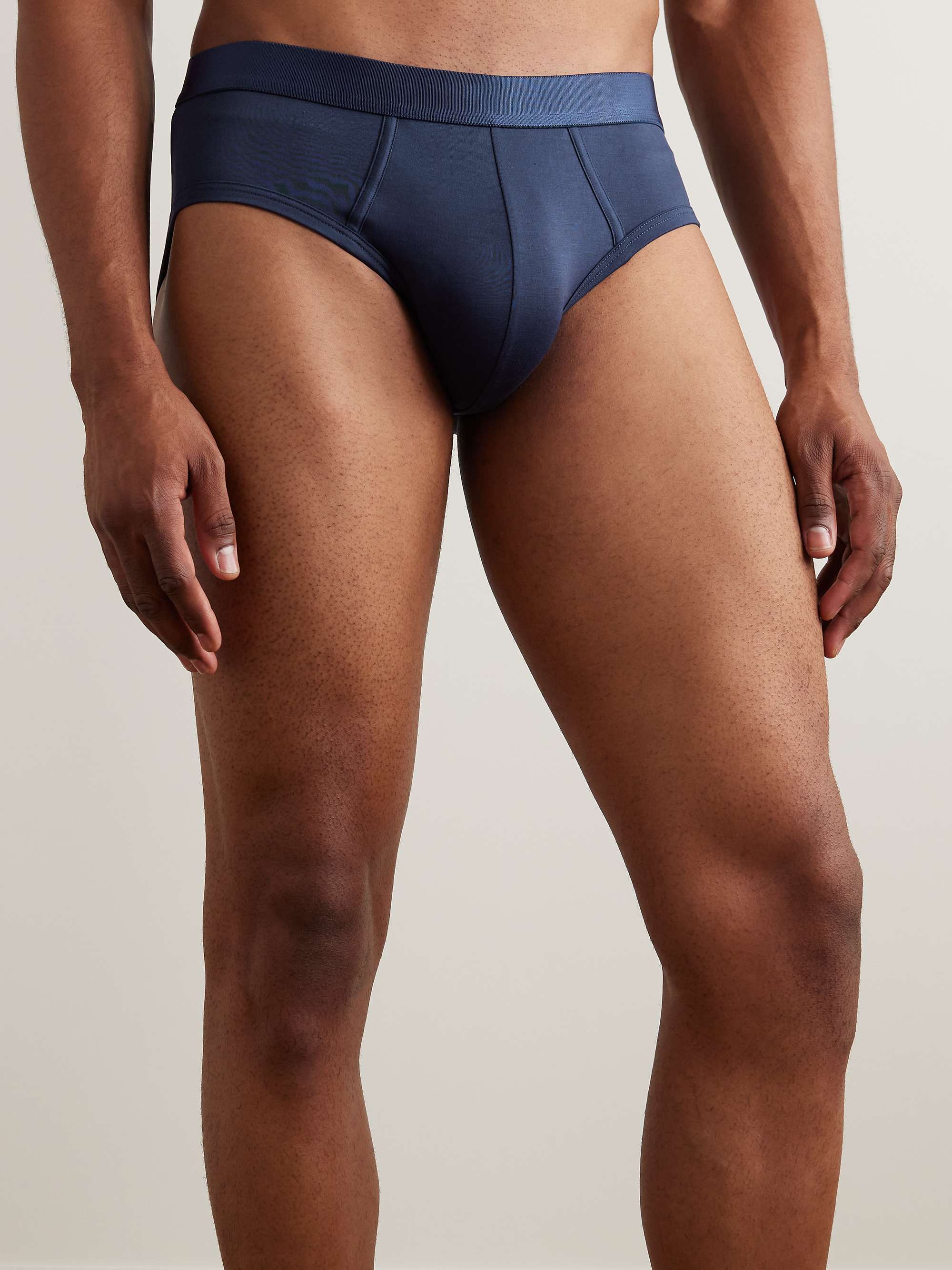 HANDVAERK Pima Cotton-Jersey Briefs for Men