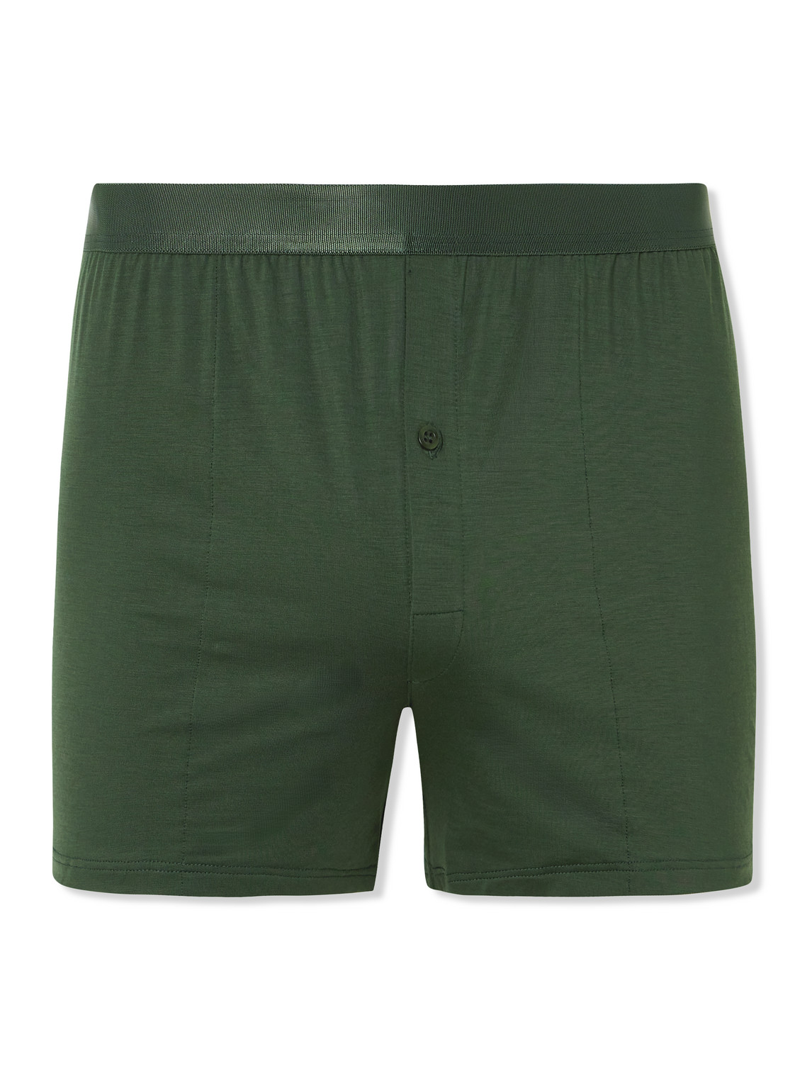 Cdlp Stretch-tencel™ Lyocell Boxer Shorts In Green