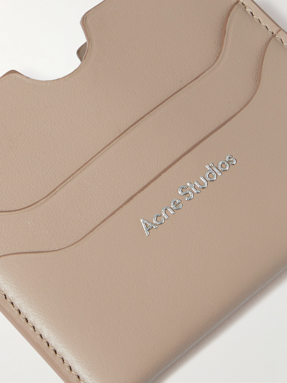 ACNE STUDIOS ELMAS LOGO-PRINT LEATHER CARDHOLDER