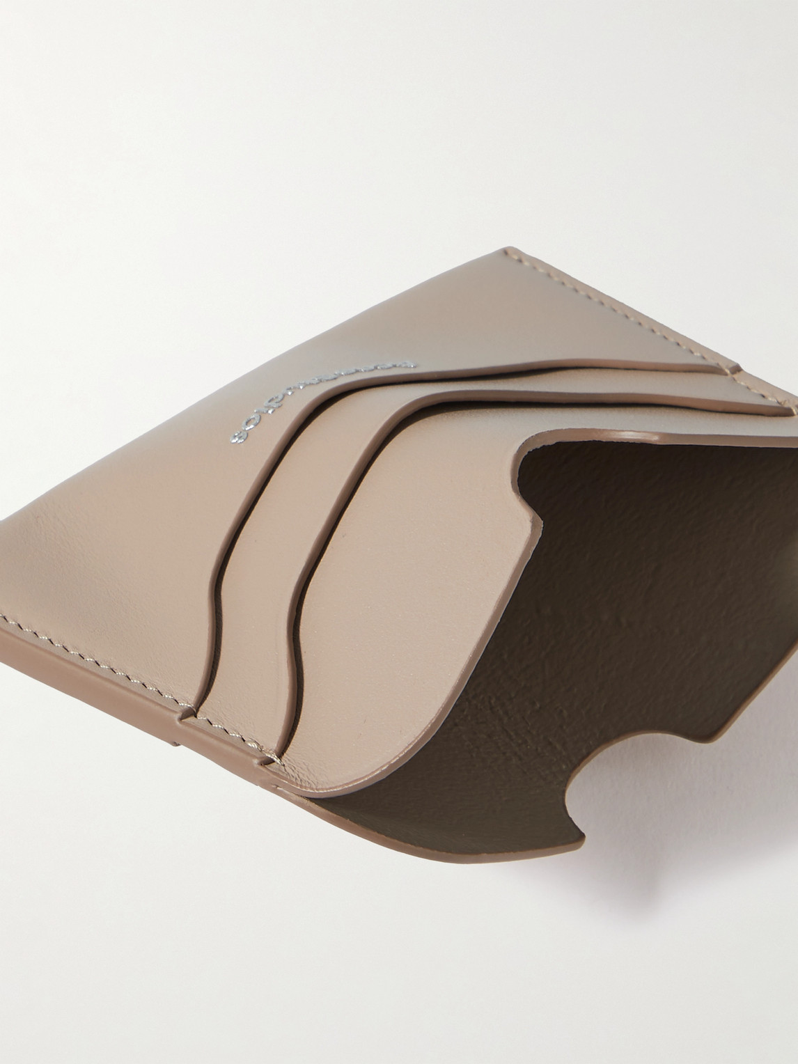 ACNE STUDIOS ELMAS LOGO-PRINT LEATHER CARDHOLDER