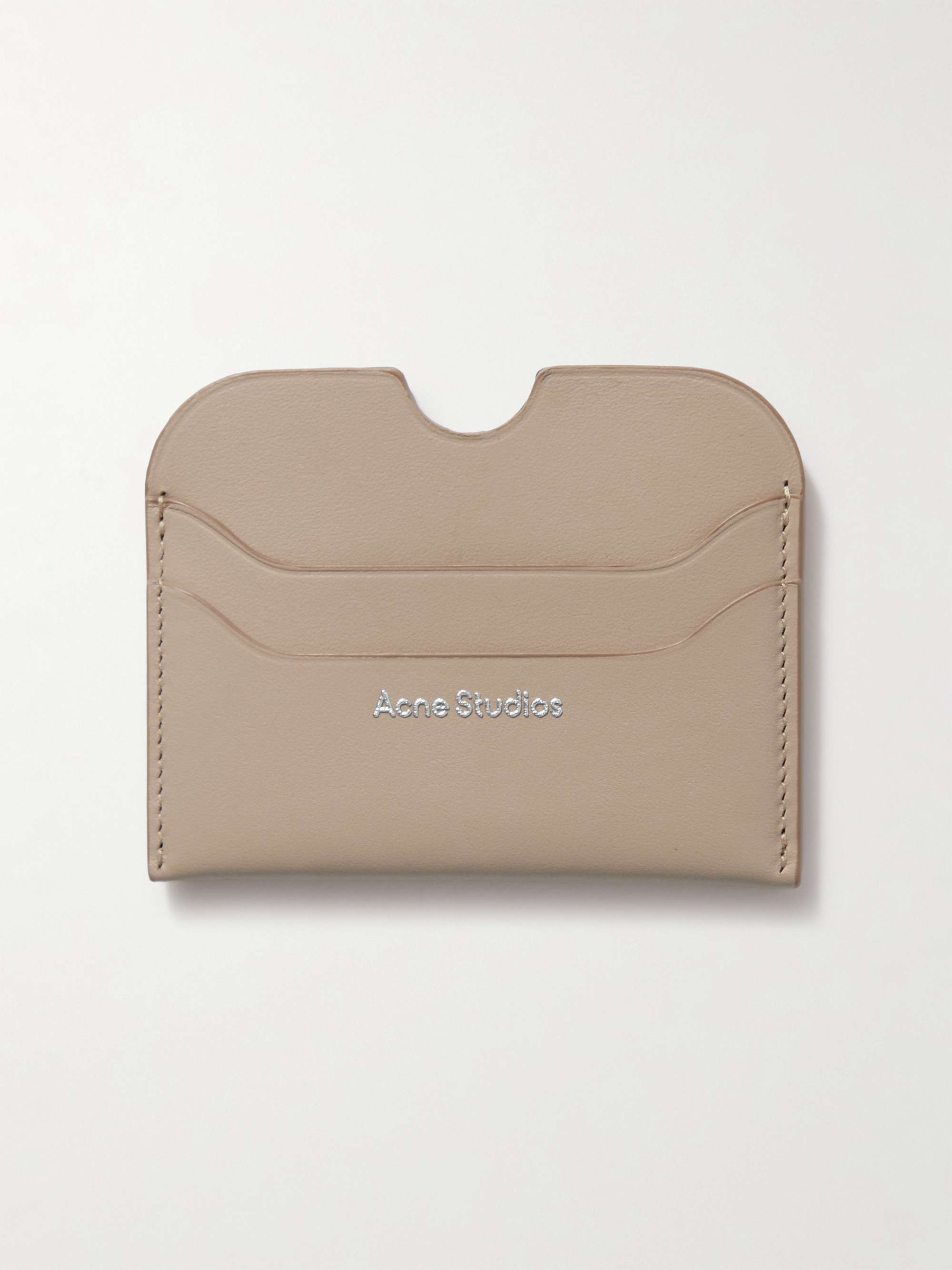 ACNE STUDIOS Elmas Logo-Print Leather Cardholder for Men | MR PORTER