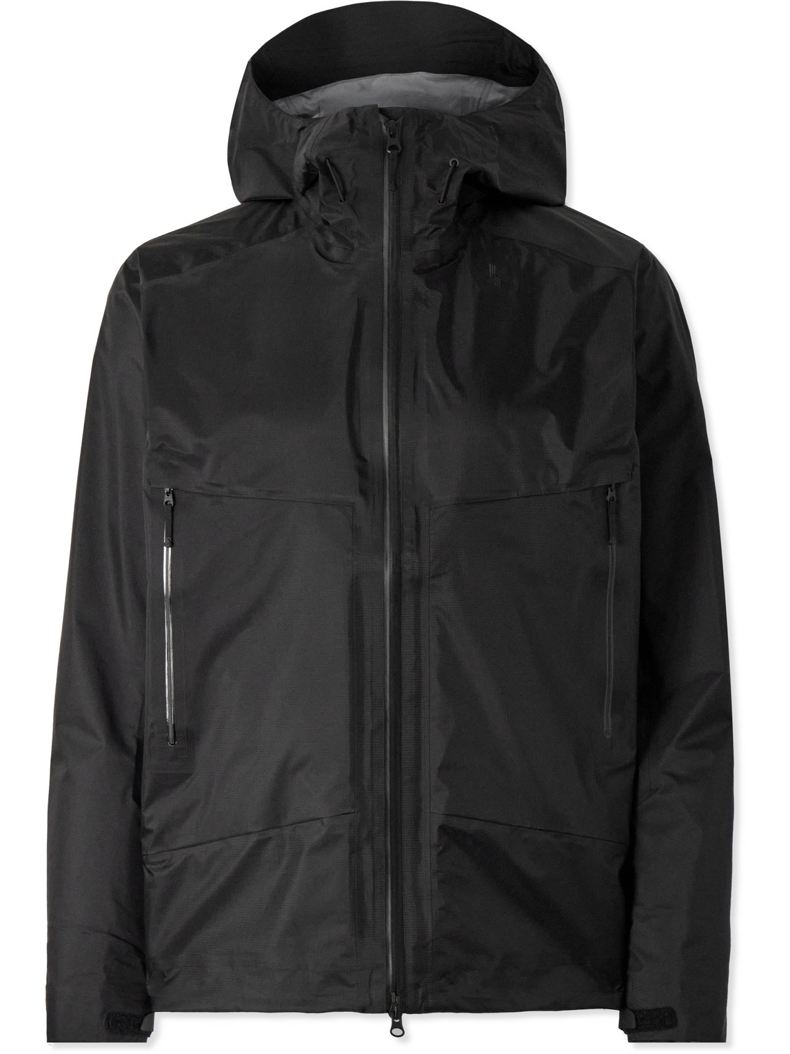 Goldwin 3l Gore‑tex® Hooded Jacket In Black