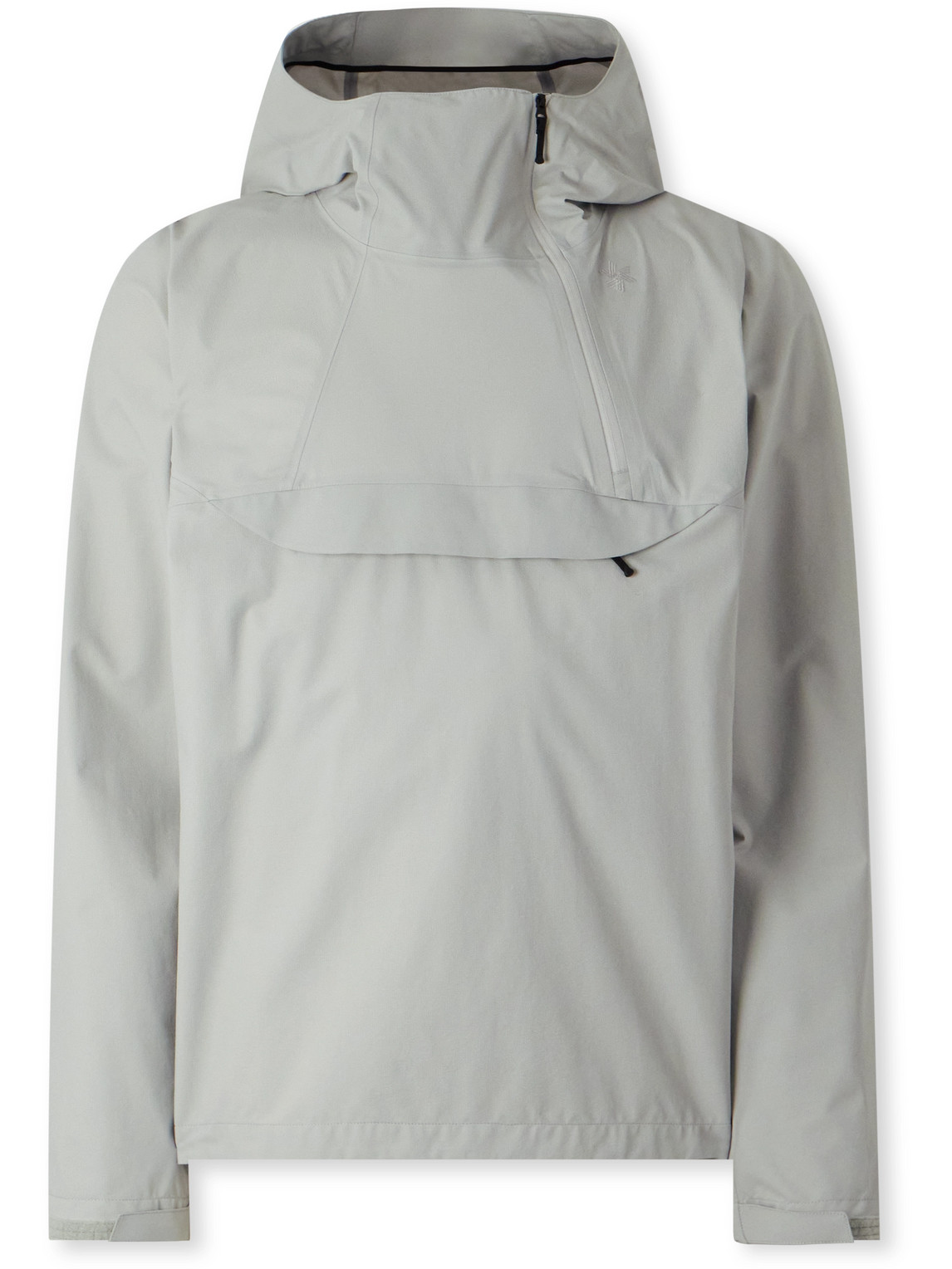 Goldwin Ripstop-shell Hooded Jacket In Gray