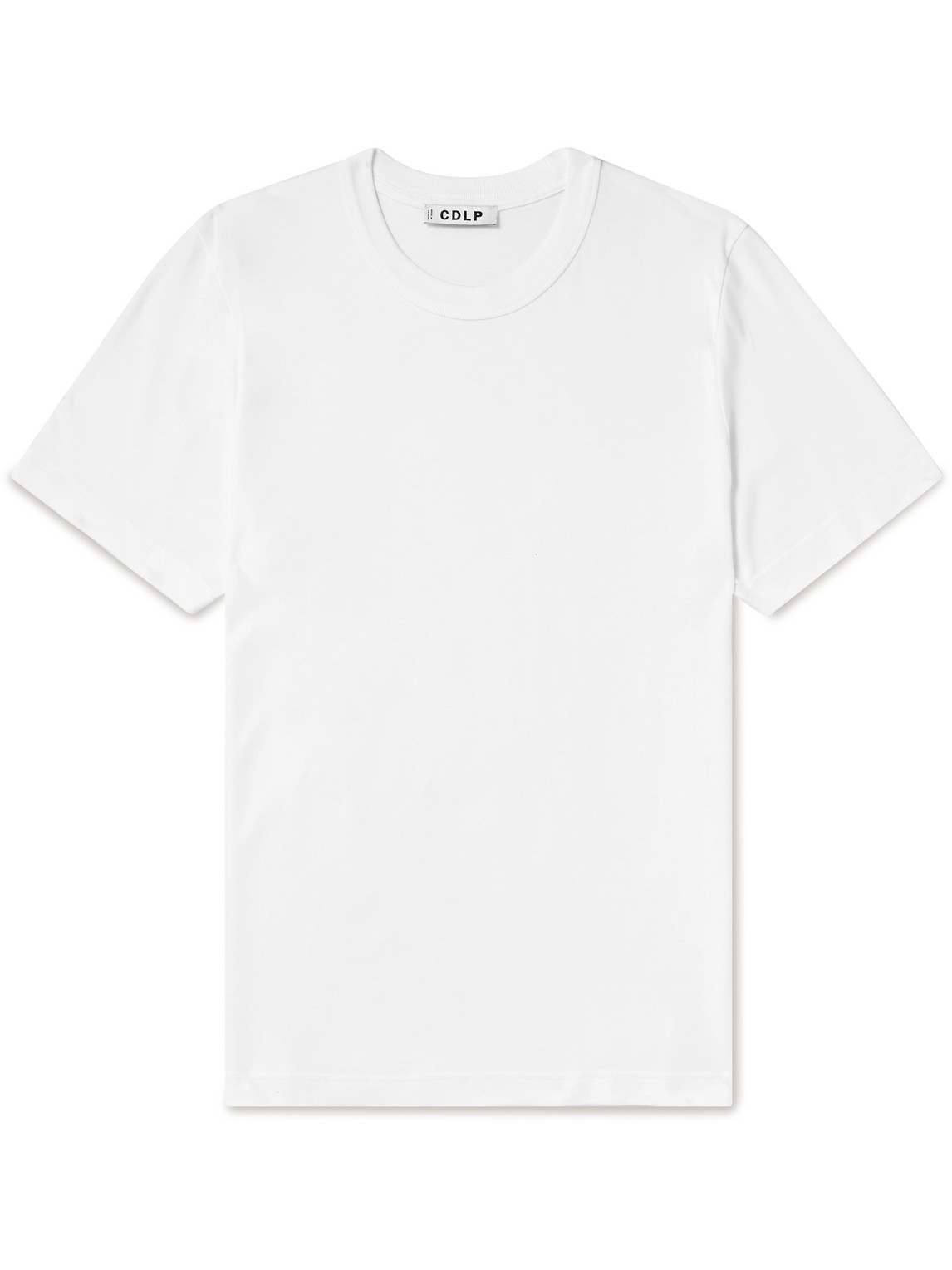 Cdlp Lyocell And Pima Cotton-blend Jersey T-shirt In White
