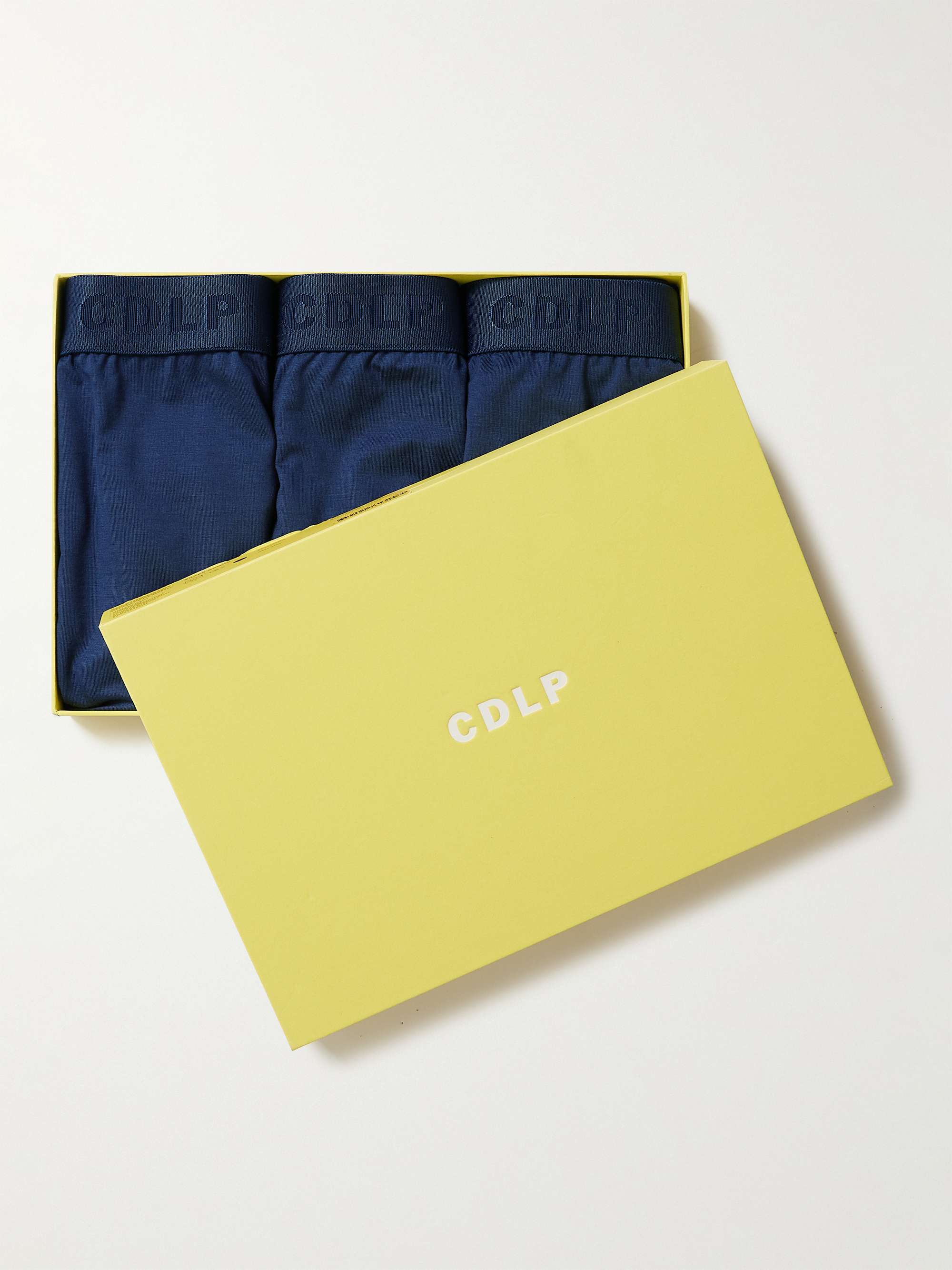 CDLP Three-Pack Stretch-Lyocell Boxer Briefs