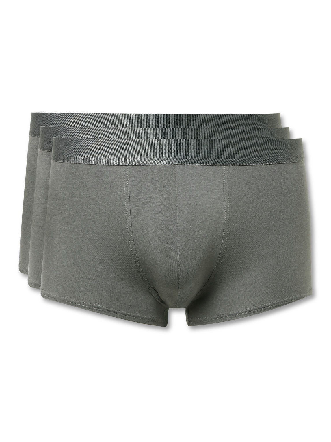 Cdlp Three-pack Stretch-lyocell Boxer Briefs In Gray