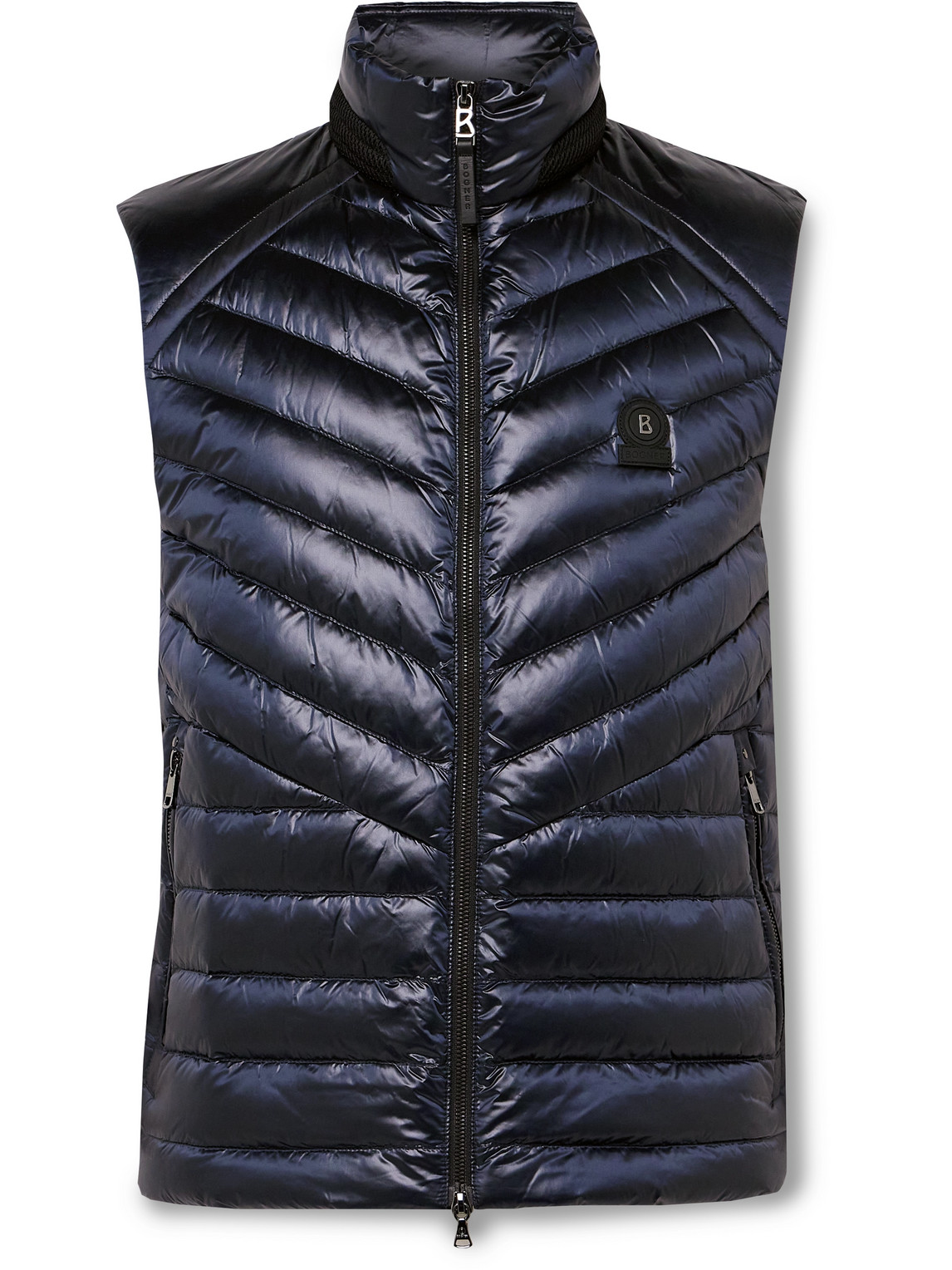 Lasse Mesh-Trimmed Quilted Shell Down Gilet