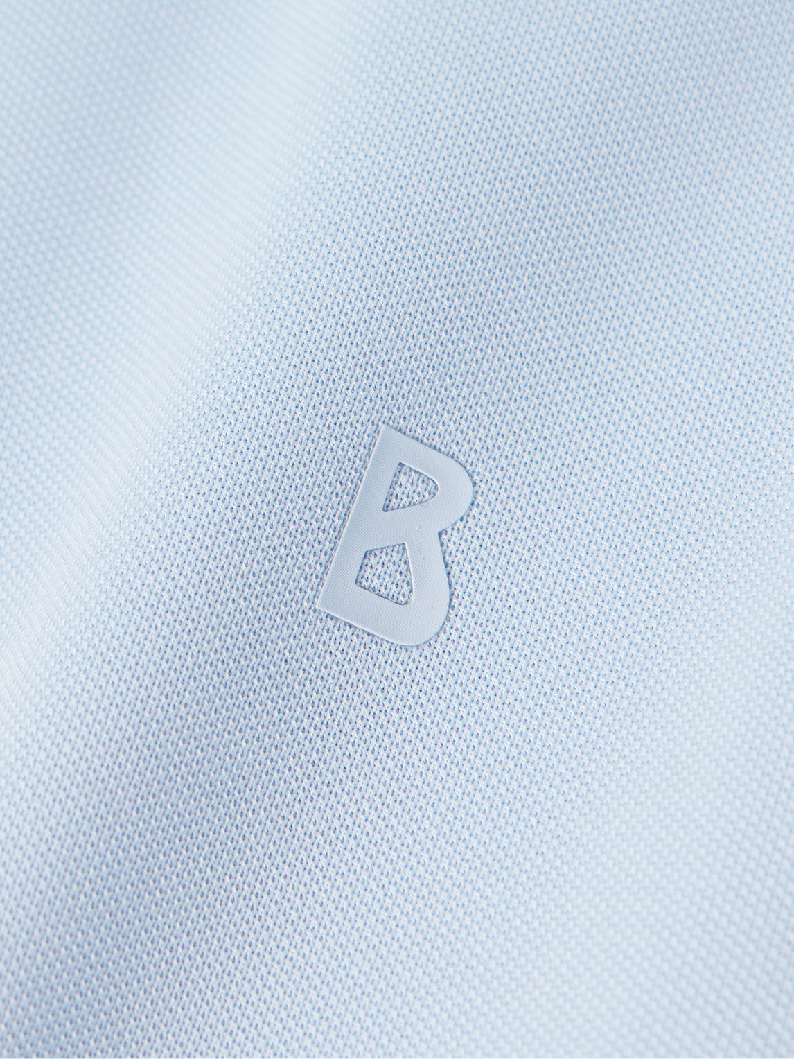 Shop Bogner Timo Cotton-blend Piqué Golf Polo Shirt In Blue