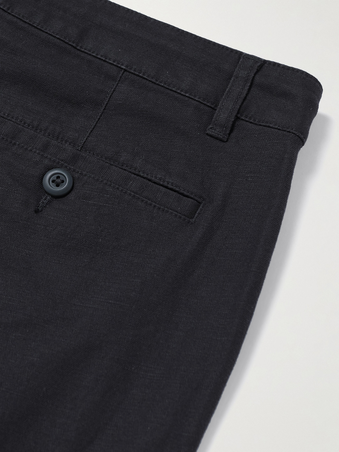 Shop Onia Traveller Tapered Cotton-blend Trousers In Gray