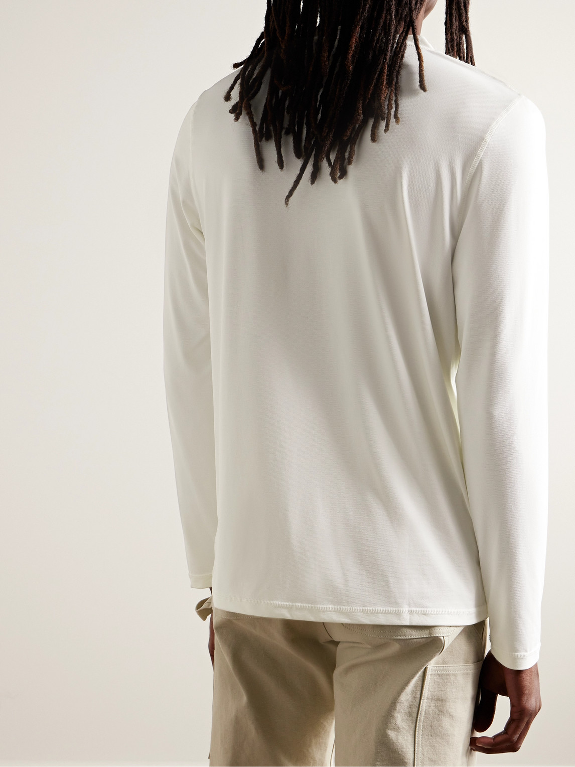 Shop Onia Stretch-nylon Jersey T-shirt In White