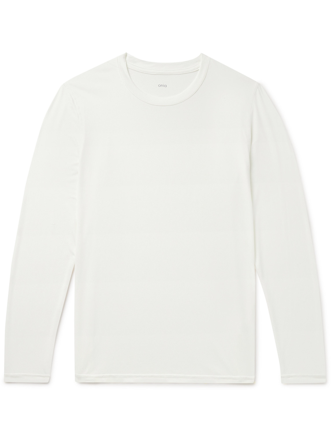 Shop Onia Stretch-nylon Jersey T-shirt In White