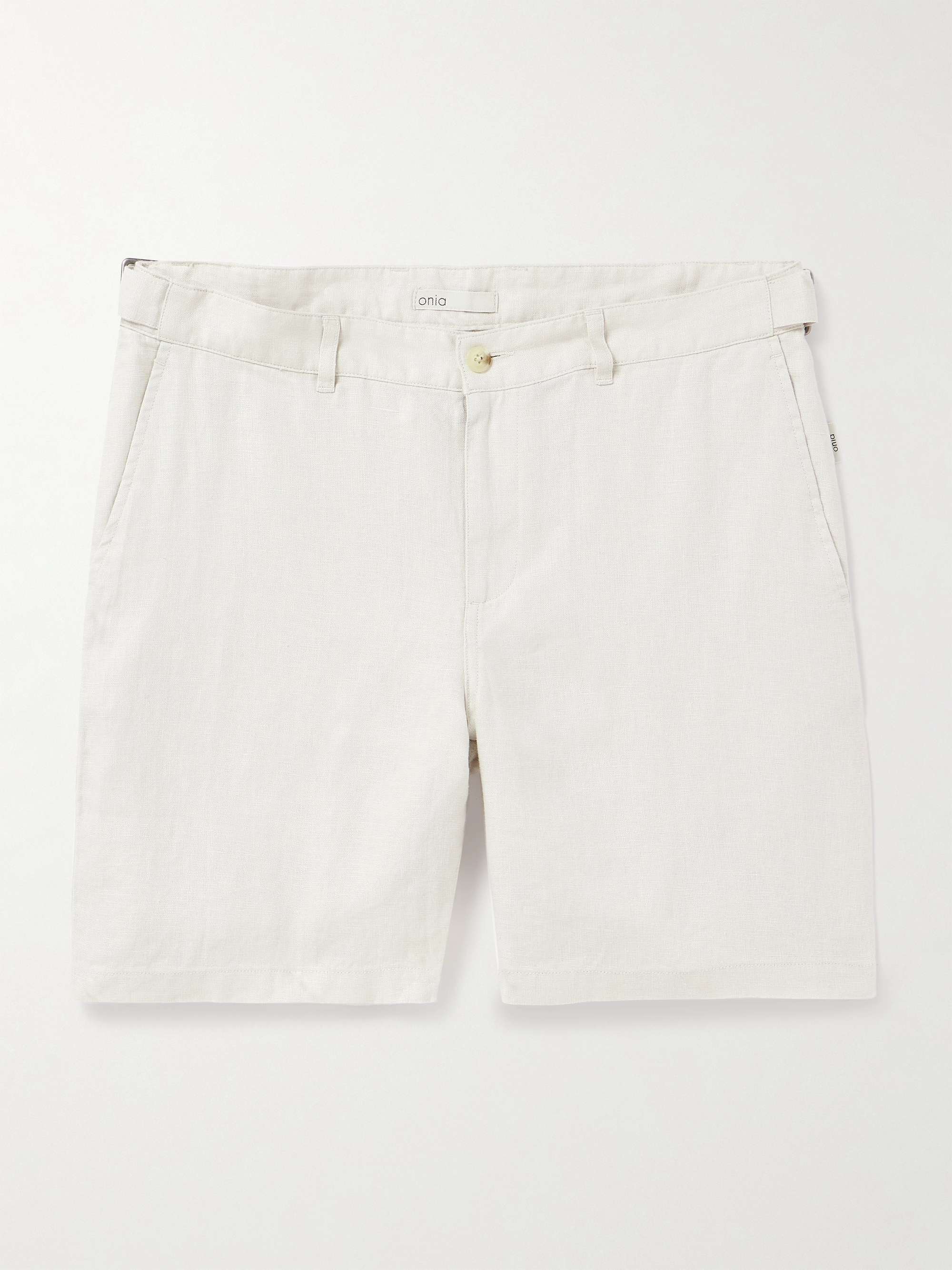 ONIA Straight-Leg Linen Shorts for Men | MR PORTER