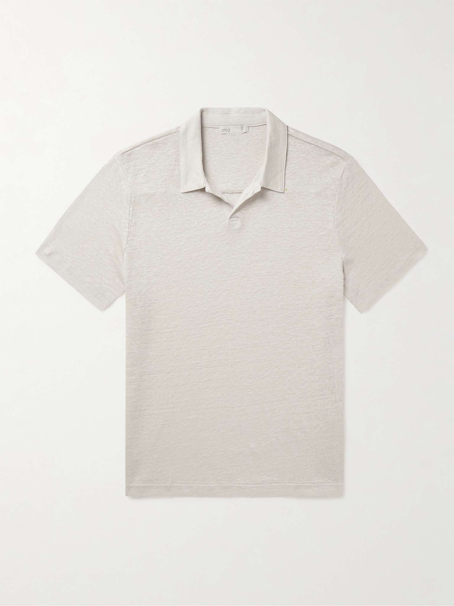 ONIA Shaun Linen-Jersey Polo Shirt for Men | MR PORTER