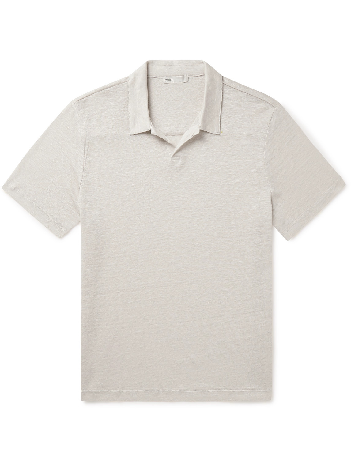 Shaun Linen-Jersey Polo Shirt