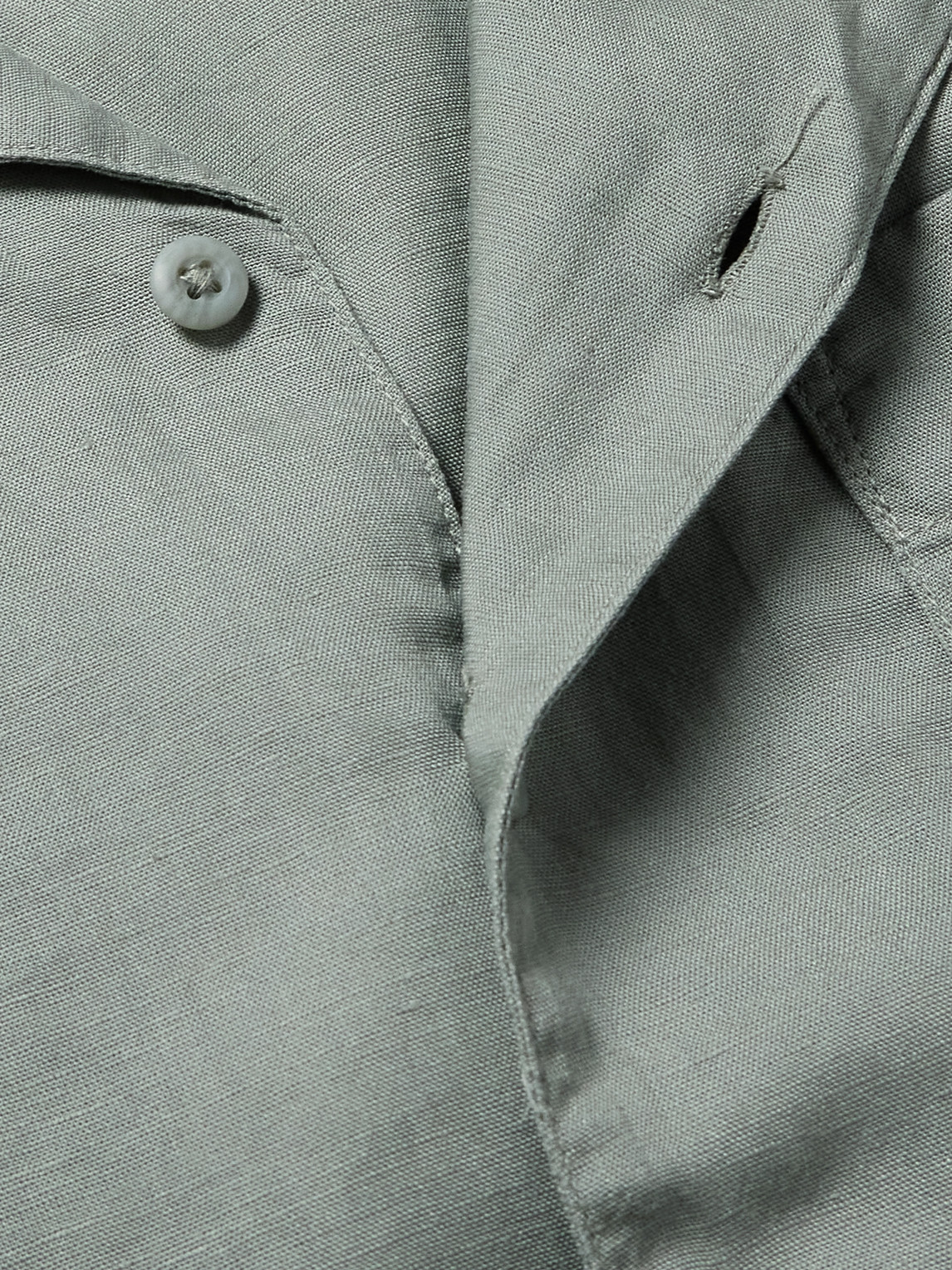 Onia Air Convertible-collar Linen And Tencel™ Lyocell-blend Shirt In Gray