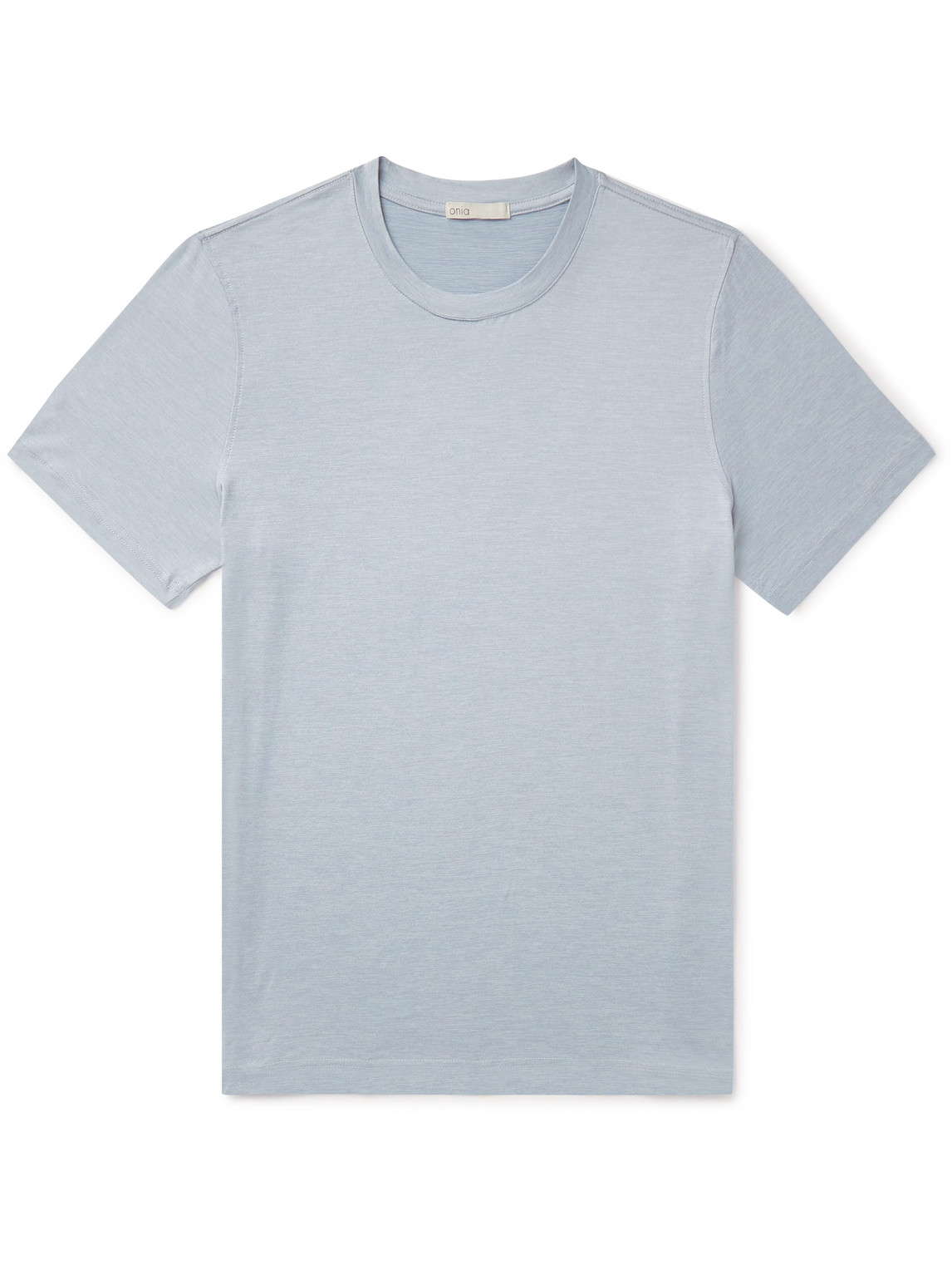 Shop Onia Everyday Ultralite Stretch-jersey T-shirt In Blue