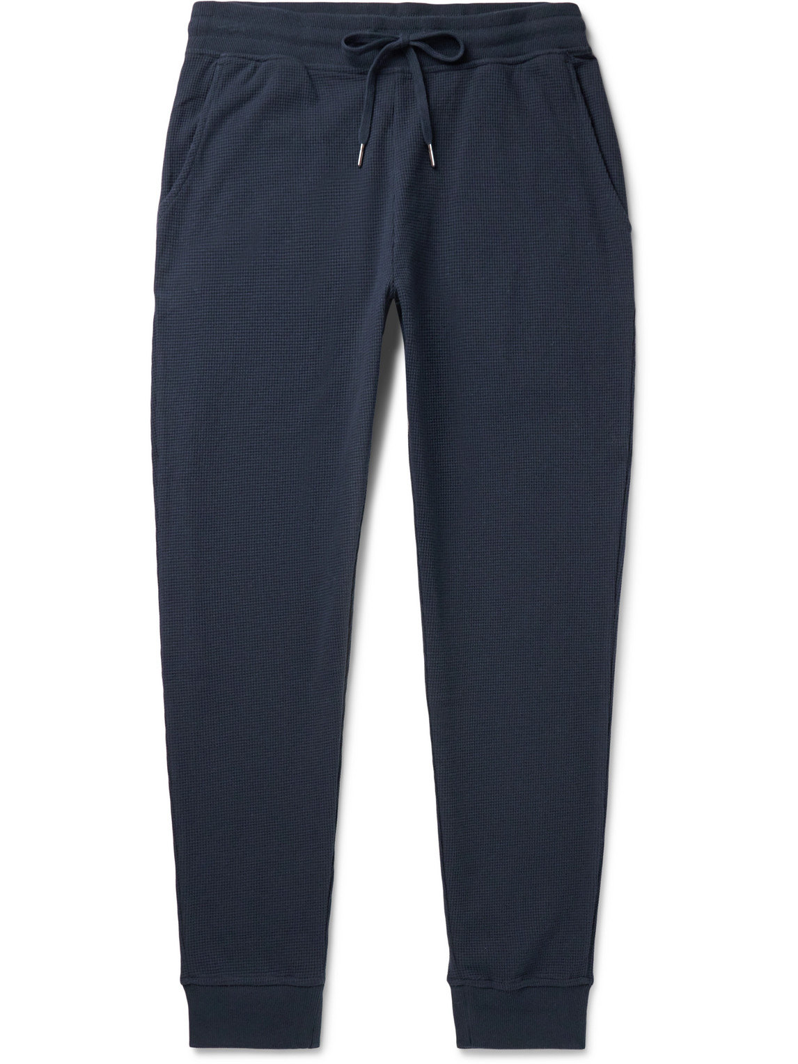 Waffle-Knit Cotton-Blend Sweatpants