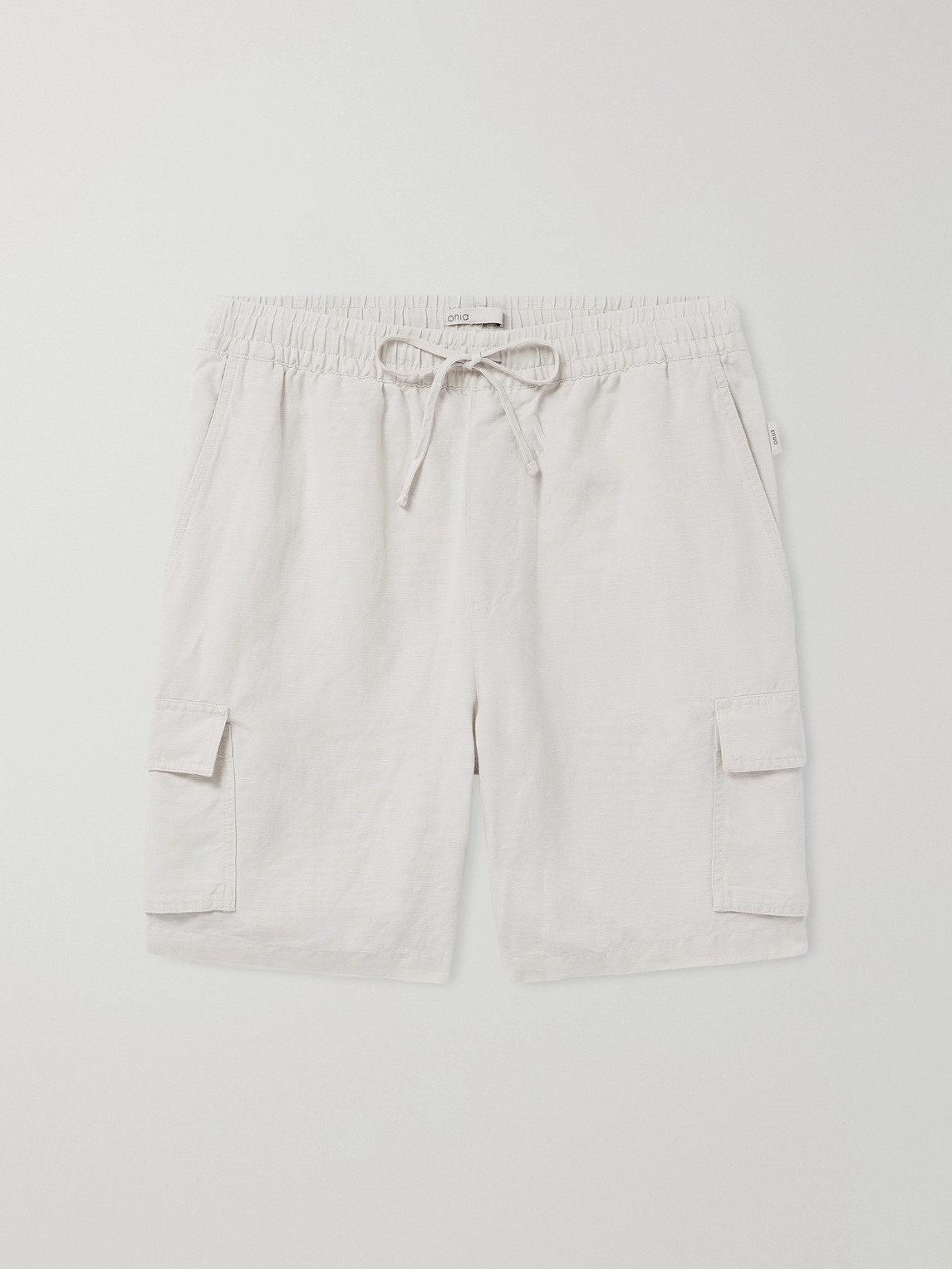 Air Straight-Leg Linen and Lyocell-Blend Drawstring Cargo Shorts
