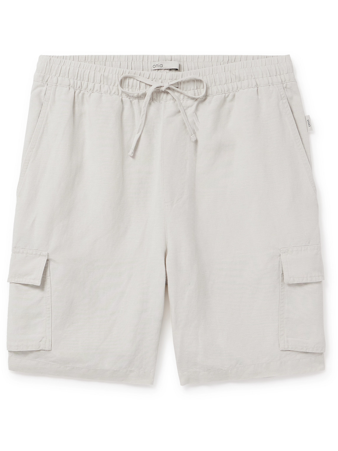 Air Straight-Leg Linen and Lyocell-Blend Drawstring Cargo Shorts